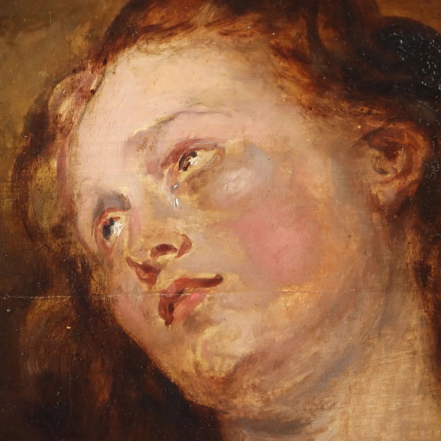 Portrait of Mary Magdalene in Van Dyck Style