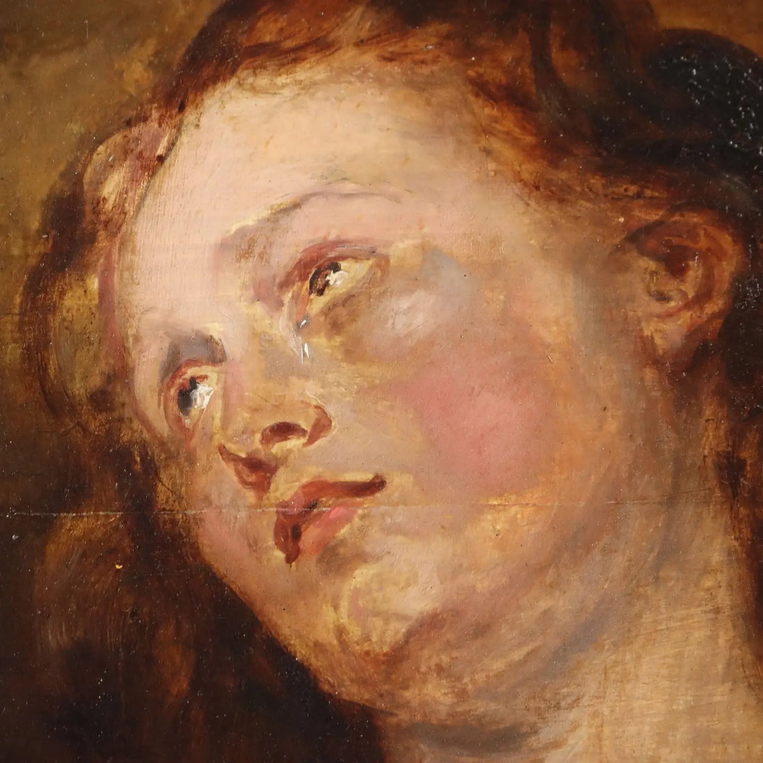 Portrait of Mary Magdalene in Van Dyck Style