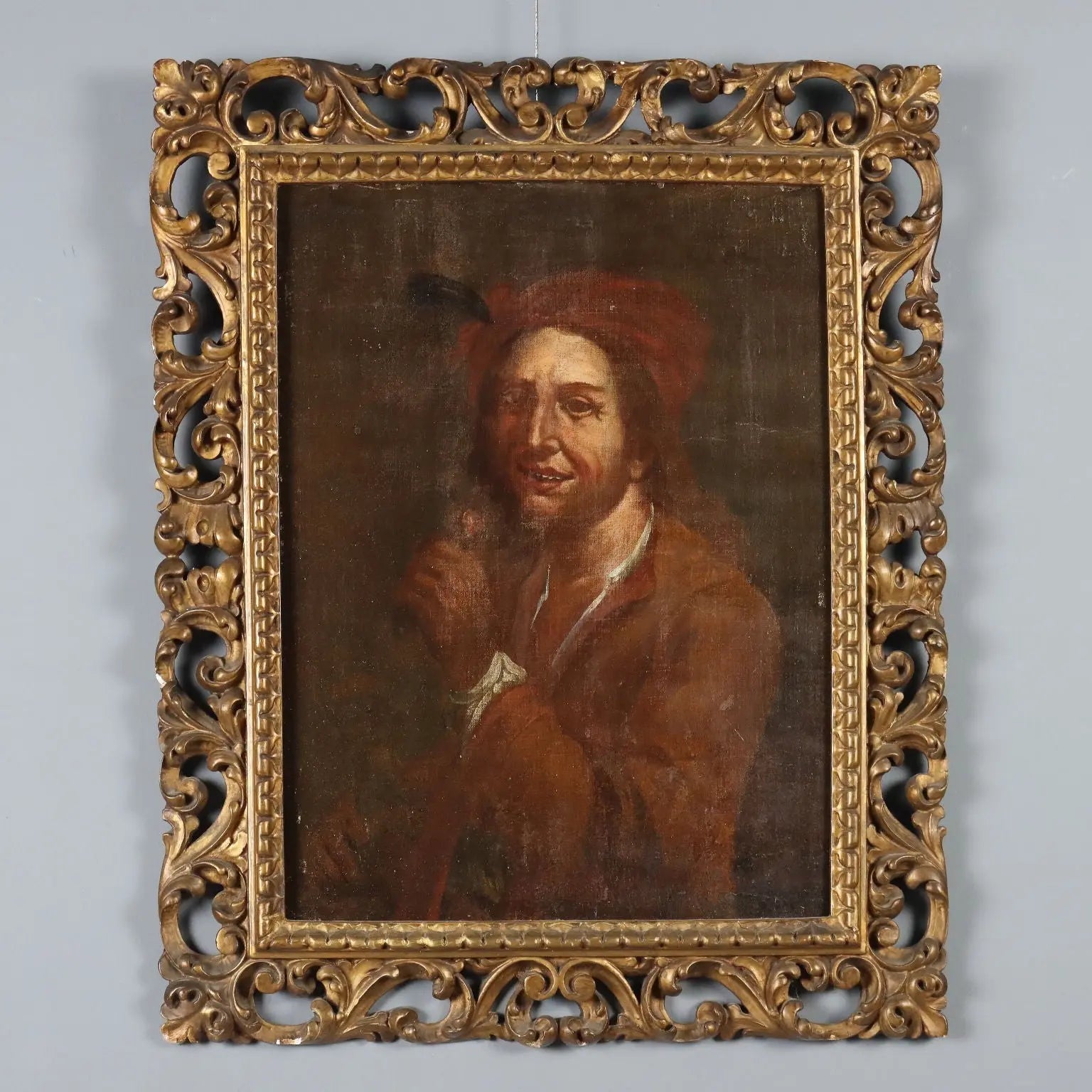 Antique Painting School of G. Francesco Cipper XVIII Century
