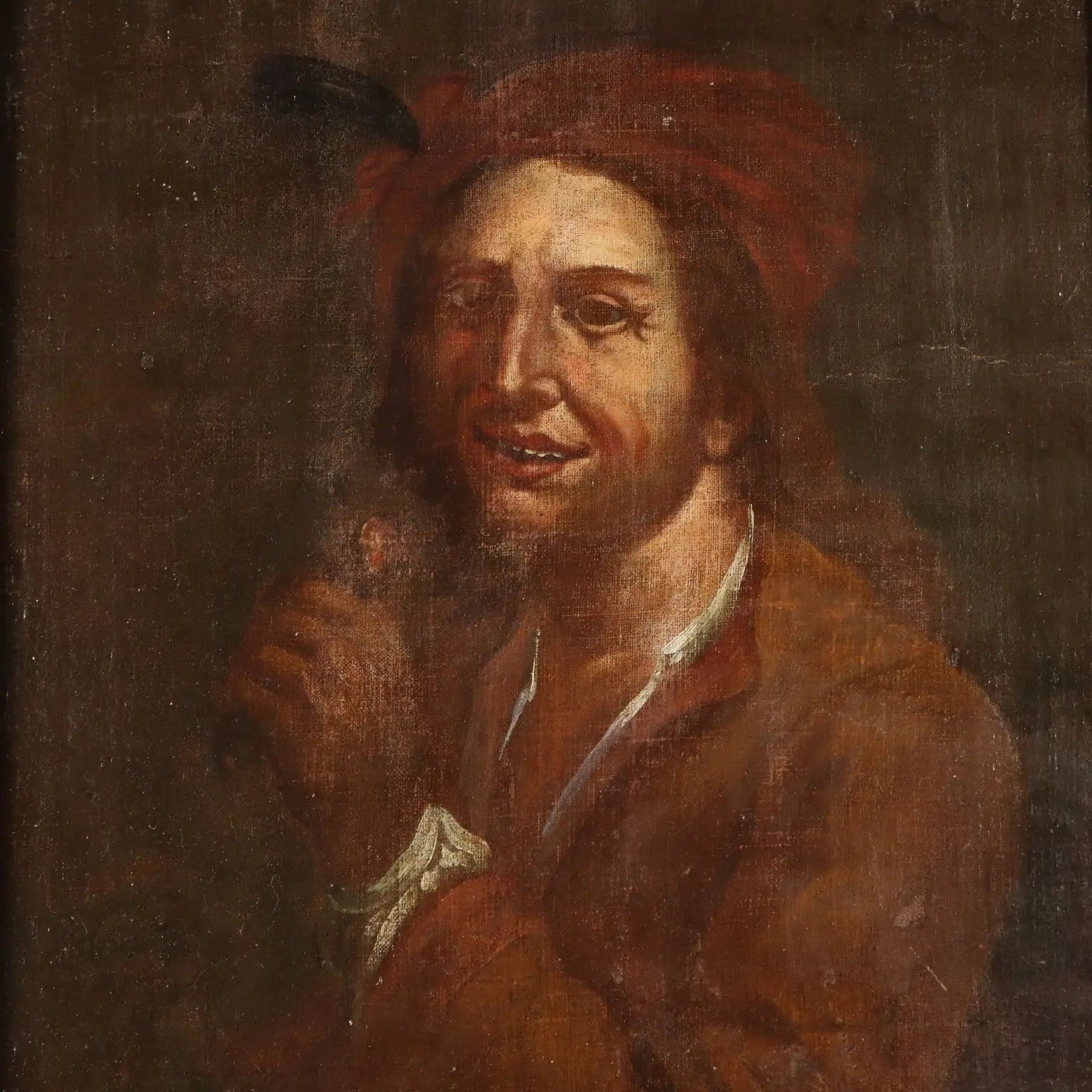 Antique Painting School of G. Francesco Cipper XVIII Century