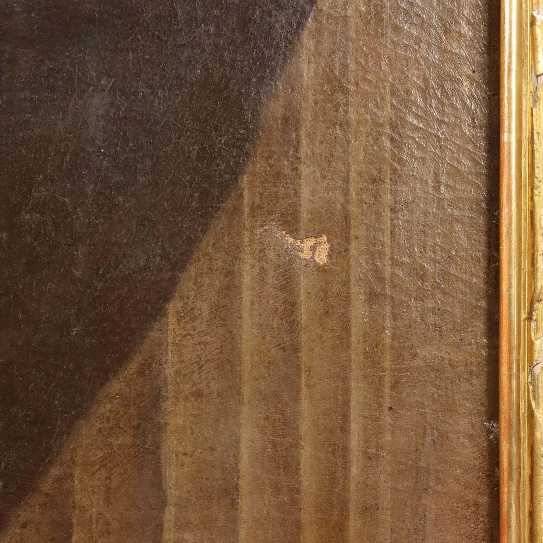 Antique Painting Portrait of a Clergy Man Oil on Canvas XVIII Century