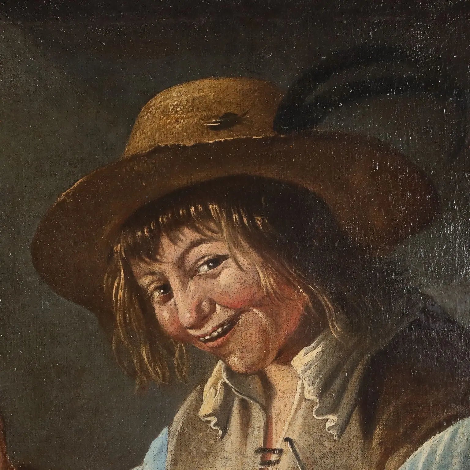 Antique Painting School of Giacomo Francesco Cipper XVIII Century