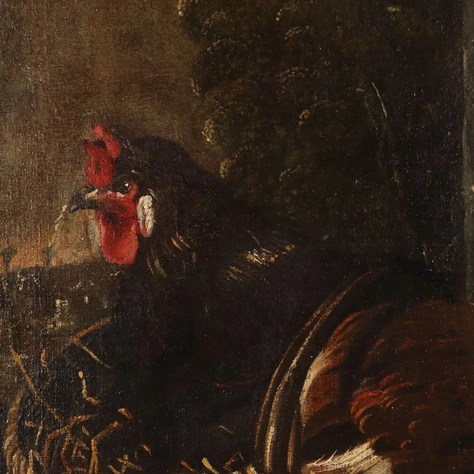 Antique Painting School of Giacomo Francesco Cipper XVIII Century