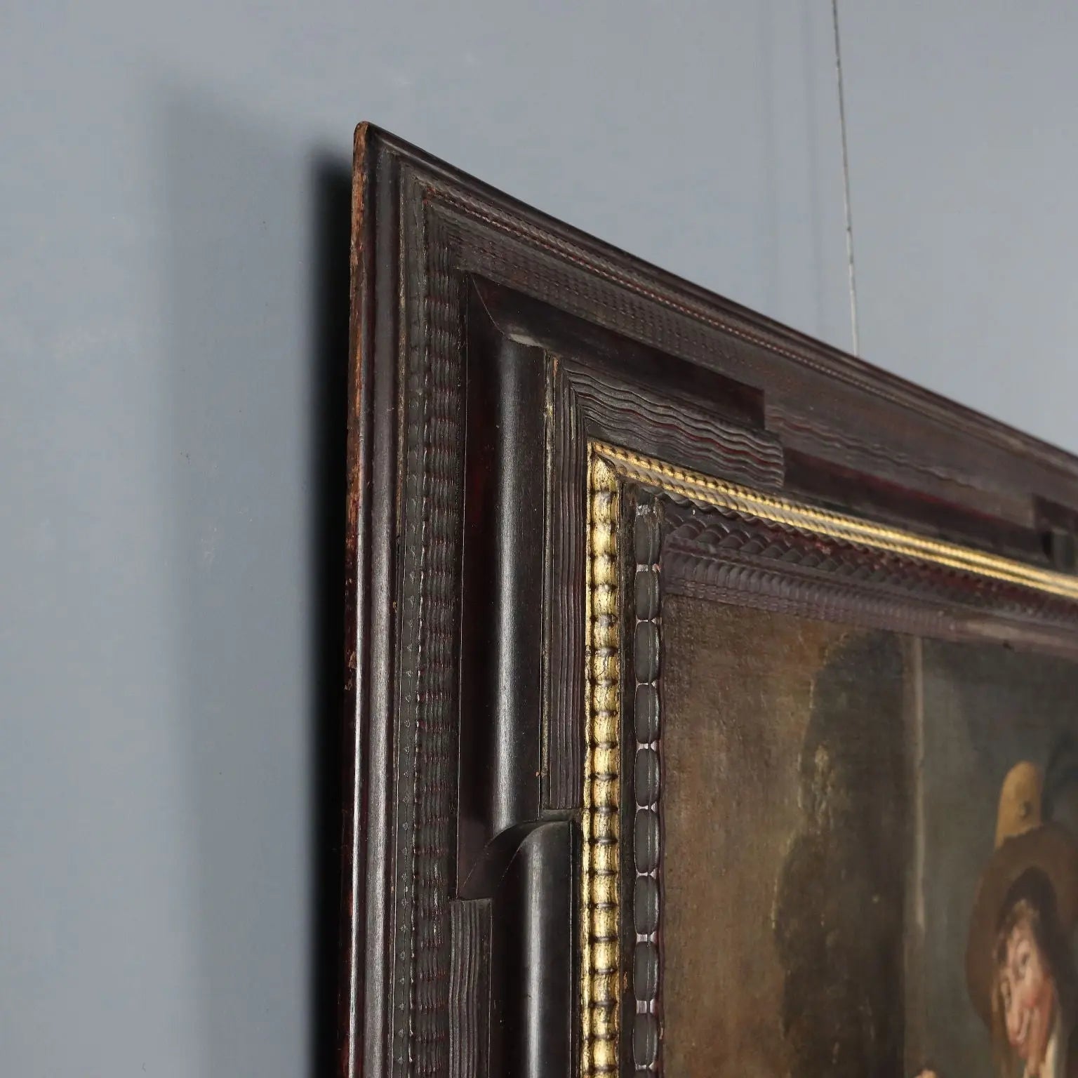Antique Painting School of Giacomo Francesco Cipper XVIII Century