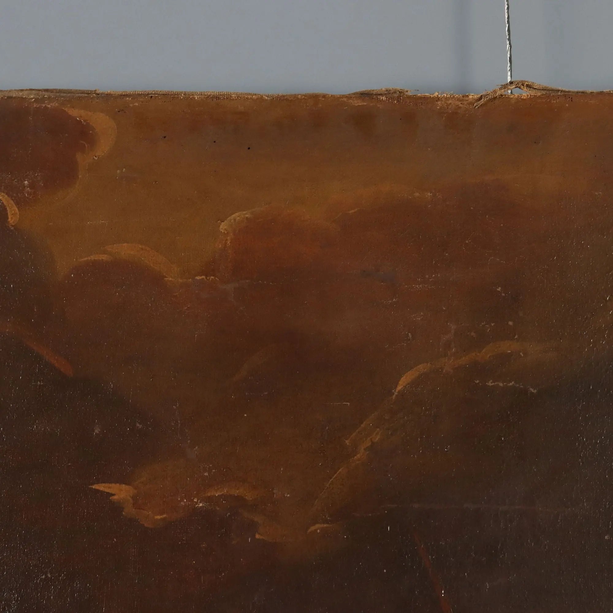Antique Painting Portraits of Queen and Prince Oil on Canvas '600-'700