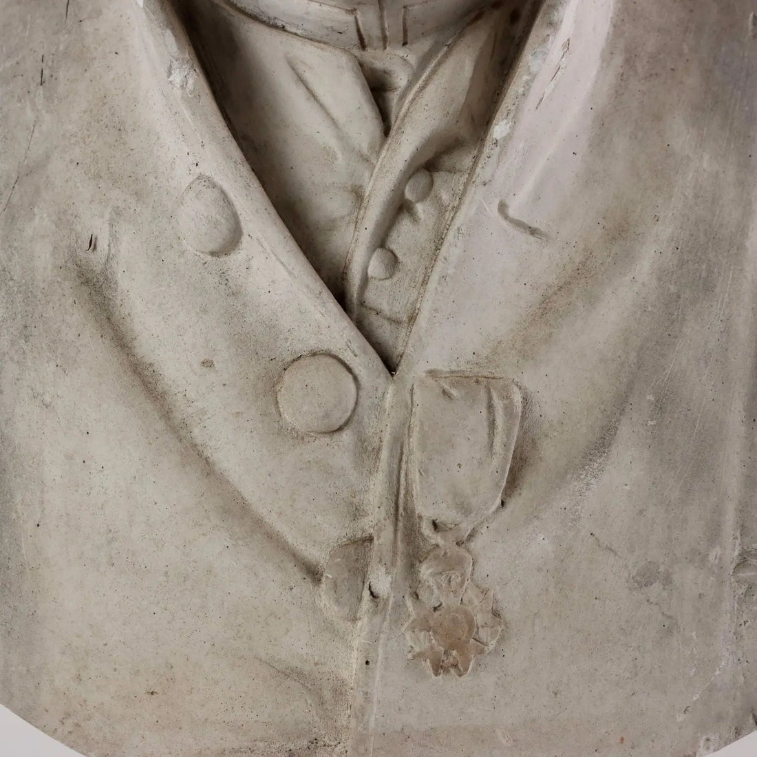 Male Plaster Bust Late 19th Century