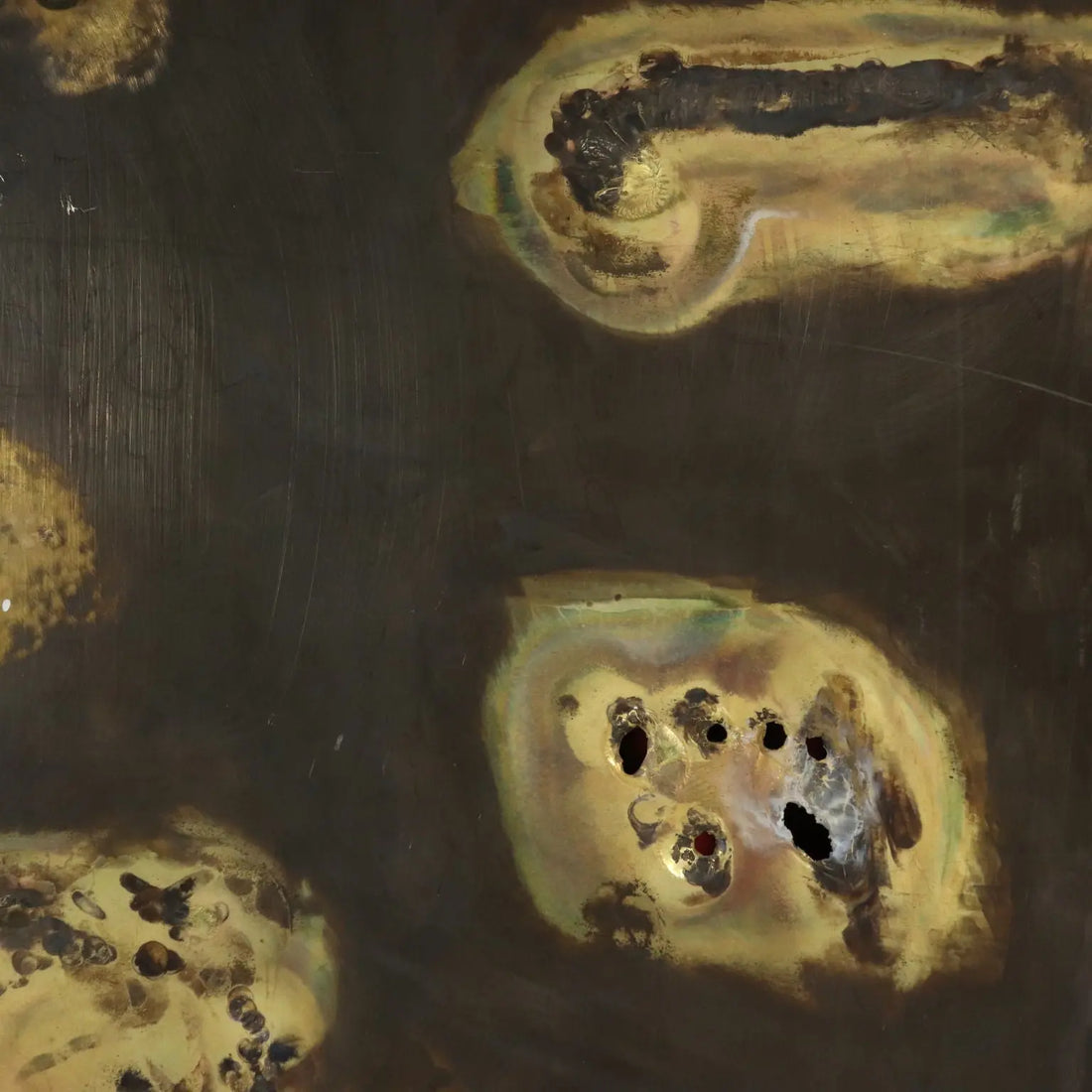 Contemporary Panel Bunished Copper Italy 1970s | Art | Contemporary Art
