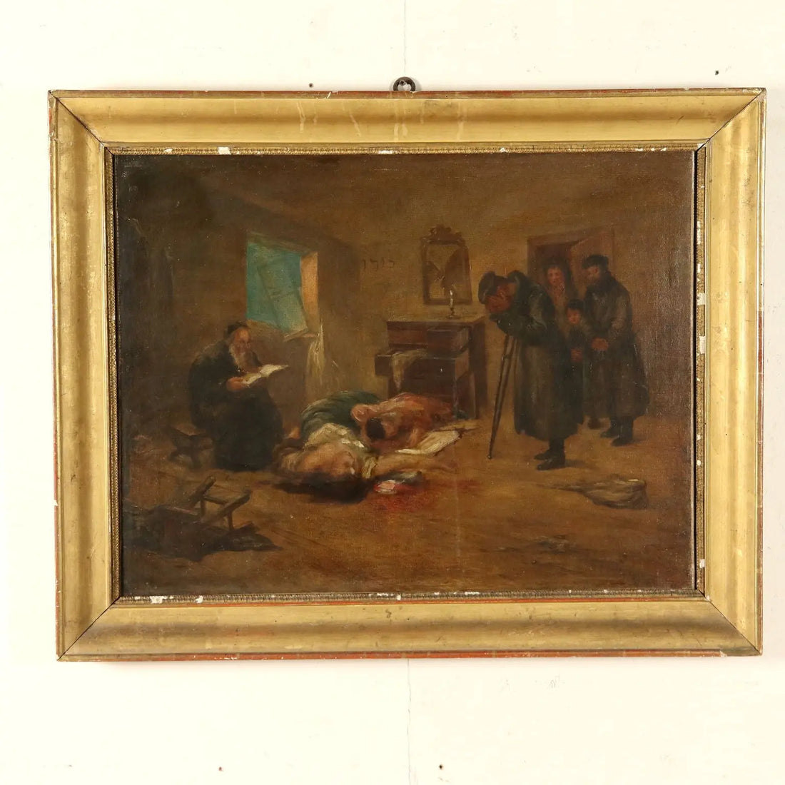The Tragic Return Oil on Canvas Late 1800s | Art | 19th Century