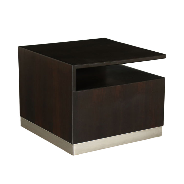 Vintage Corner Cabinet Exotic Wood Veneer Italy 1960s-1970s | Modernism  Complements