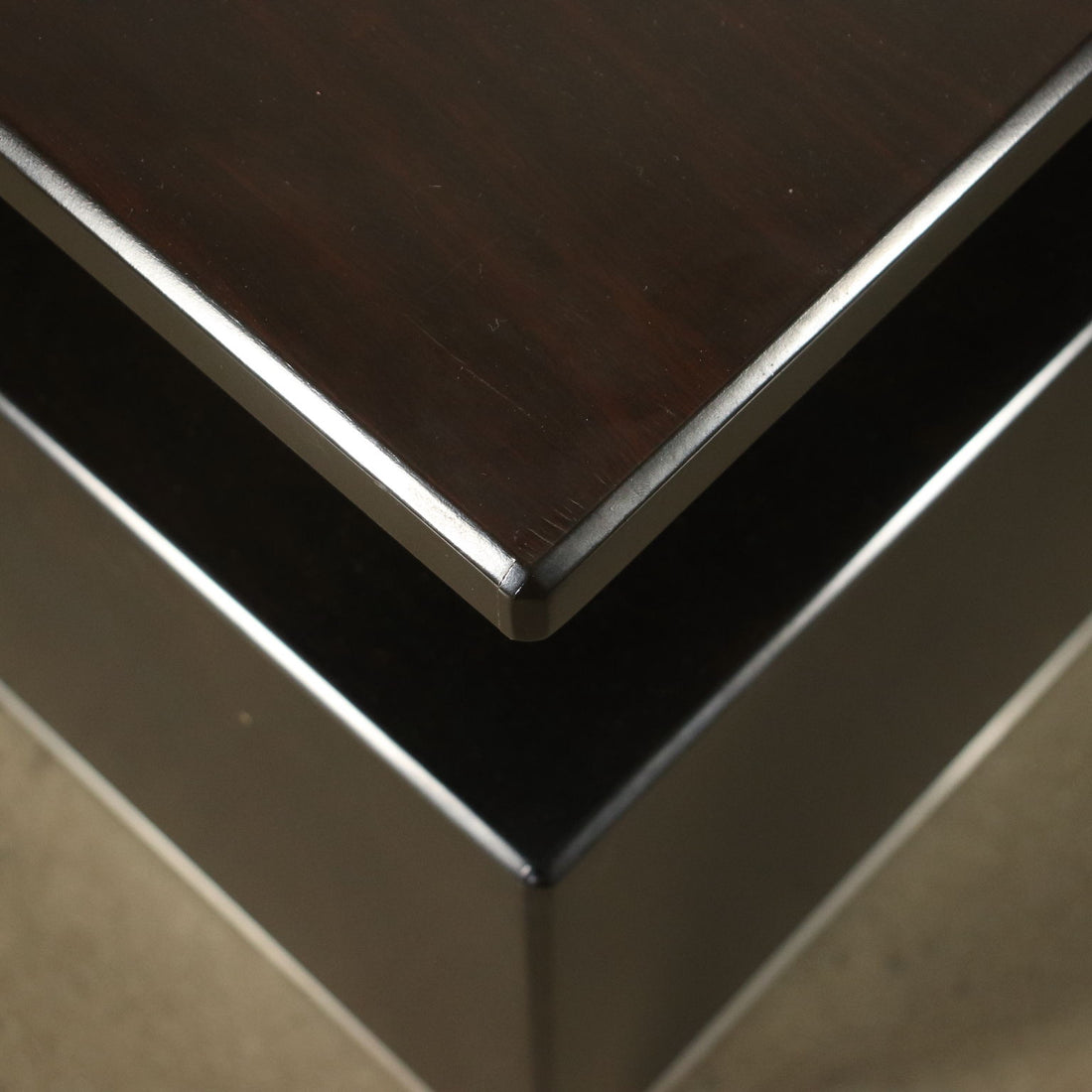 Vintage Corner Cabinet Exotic Wood Veneer Italy 1960s-1970s | Modernism  Complements