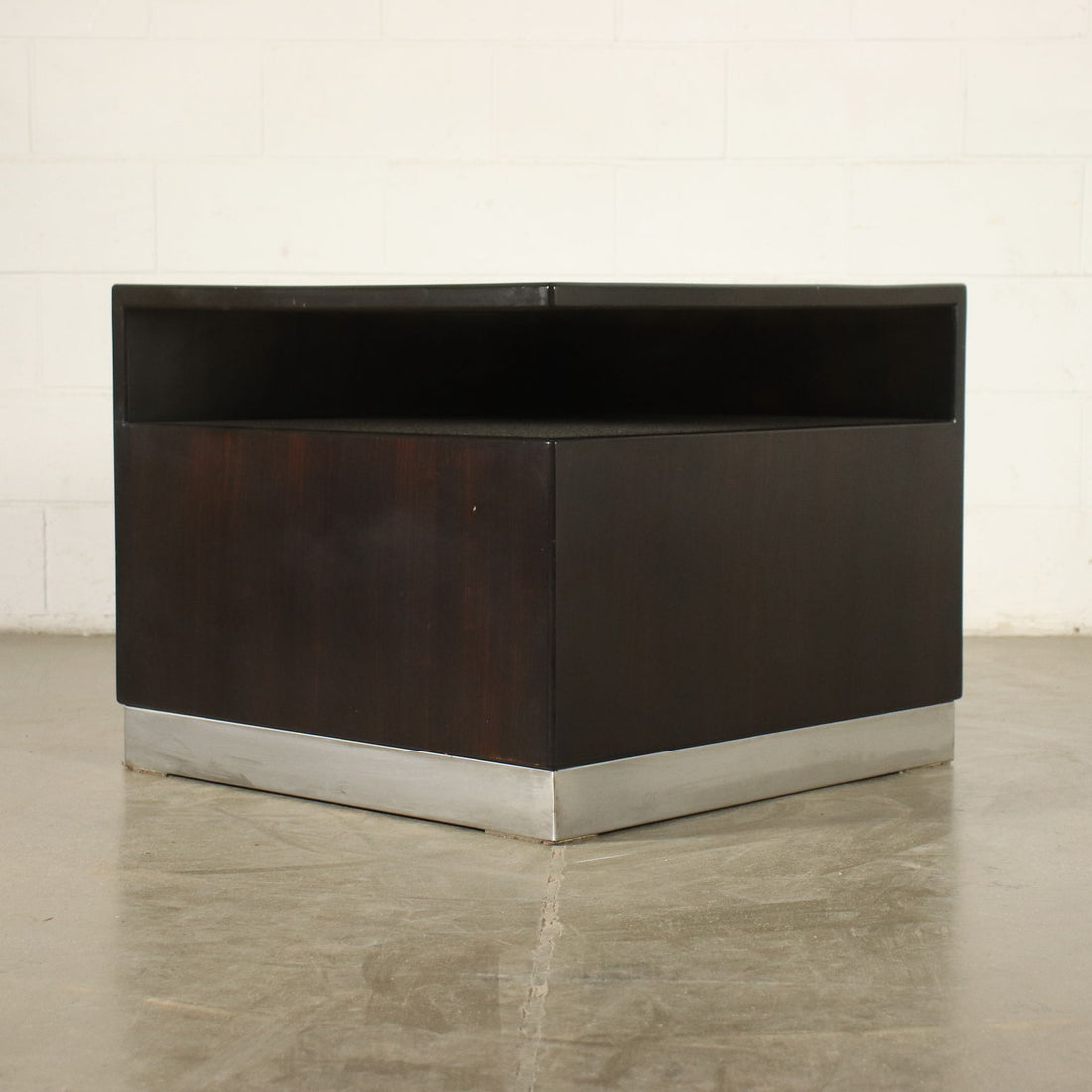 Vintage Corner Cabinet Exotic Wood Veneer Italy 1960s-1970s | Modernism  Complements