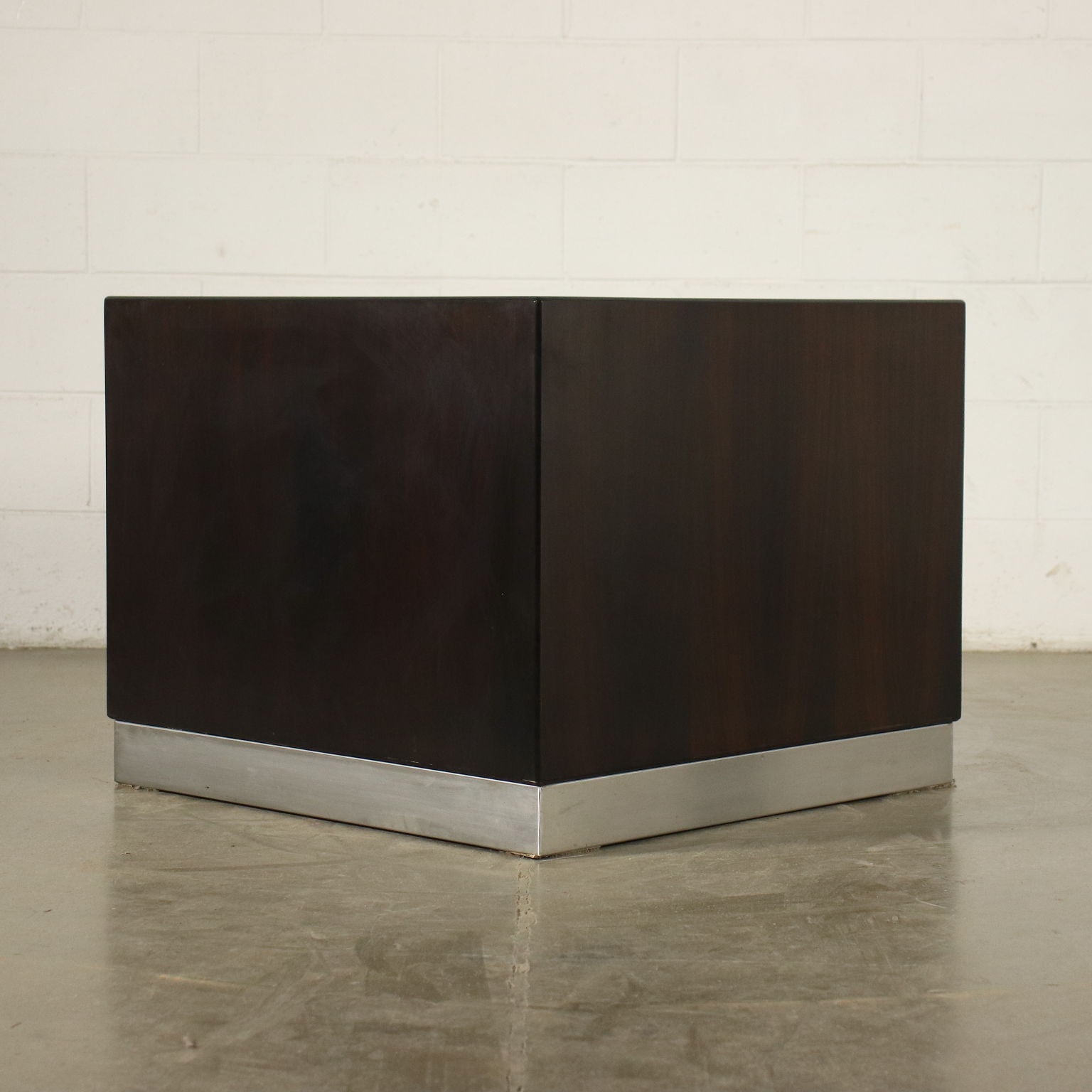 Vintage Corner Cabinet Exotic Wood Veneer Italy 1960s-1970s | Modernism  Complements