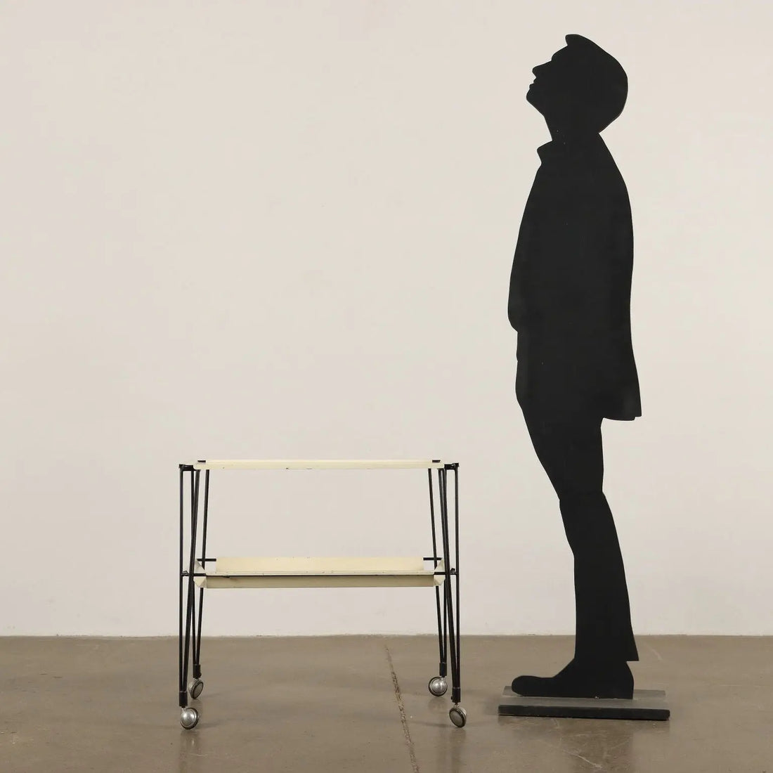 Service Trolley Metal Italy 1960s | Modernism | Complements