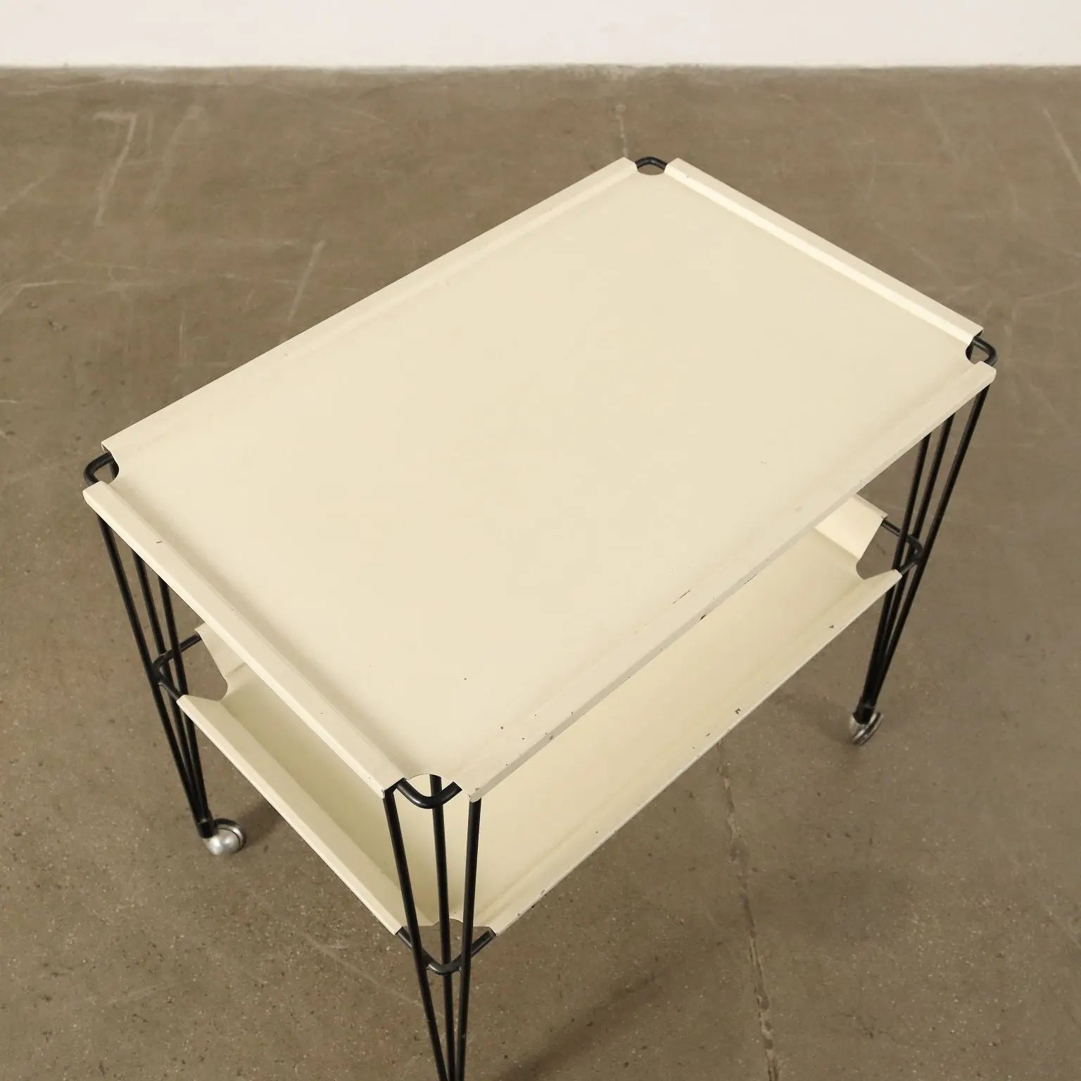Service Trolley Metal Italy 1960s | Modernism | Complements