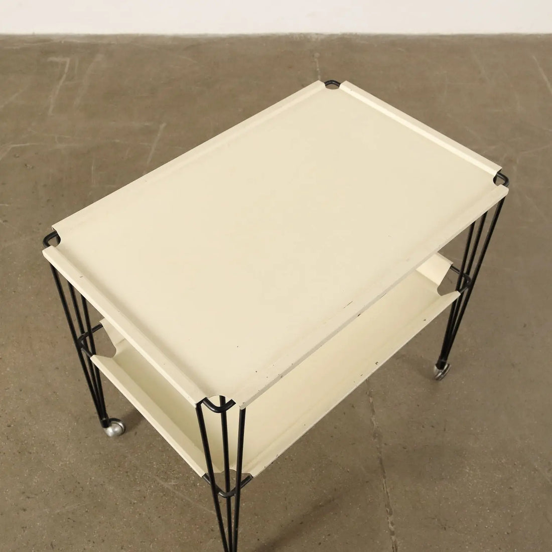 Service Trolley Metal Italy 1960s | Modernism | Complements