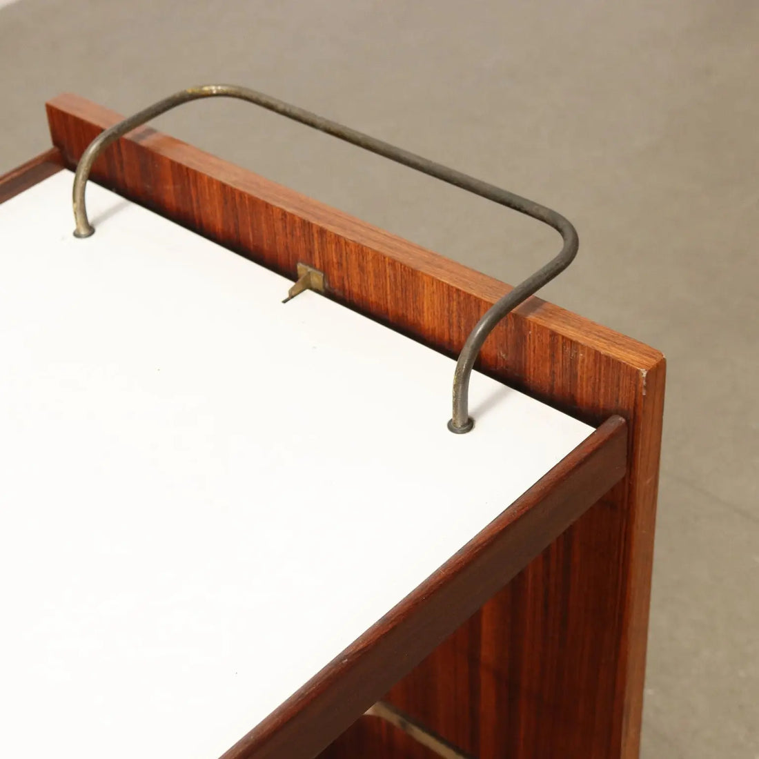 Service Trolley Exotic Wood Italy 1960s | Modernism | Complements