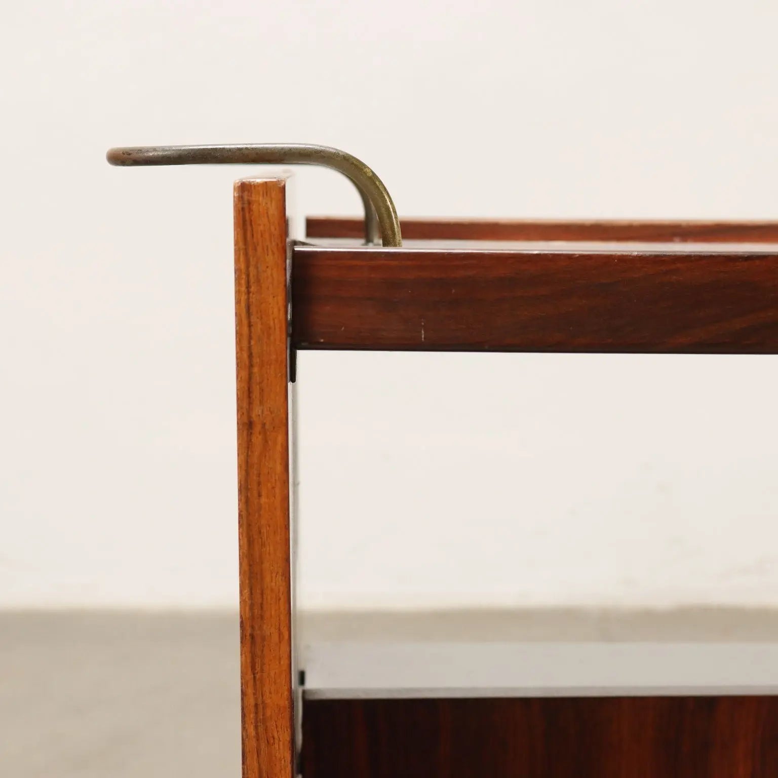 Service Trolley Exotic Wood Italy 1960s | Modernism | Complements