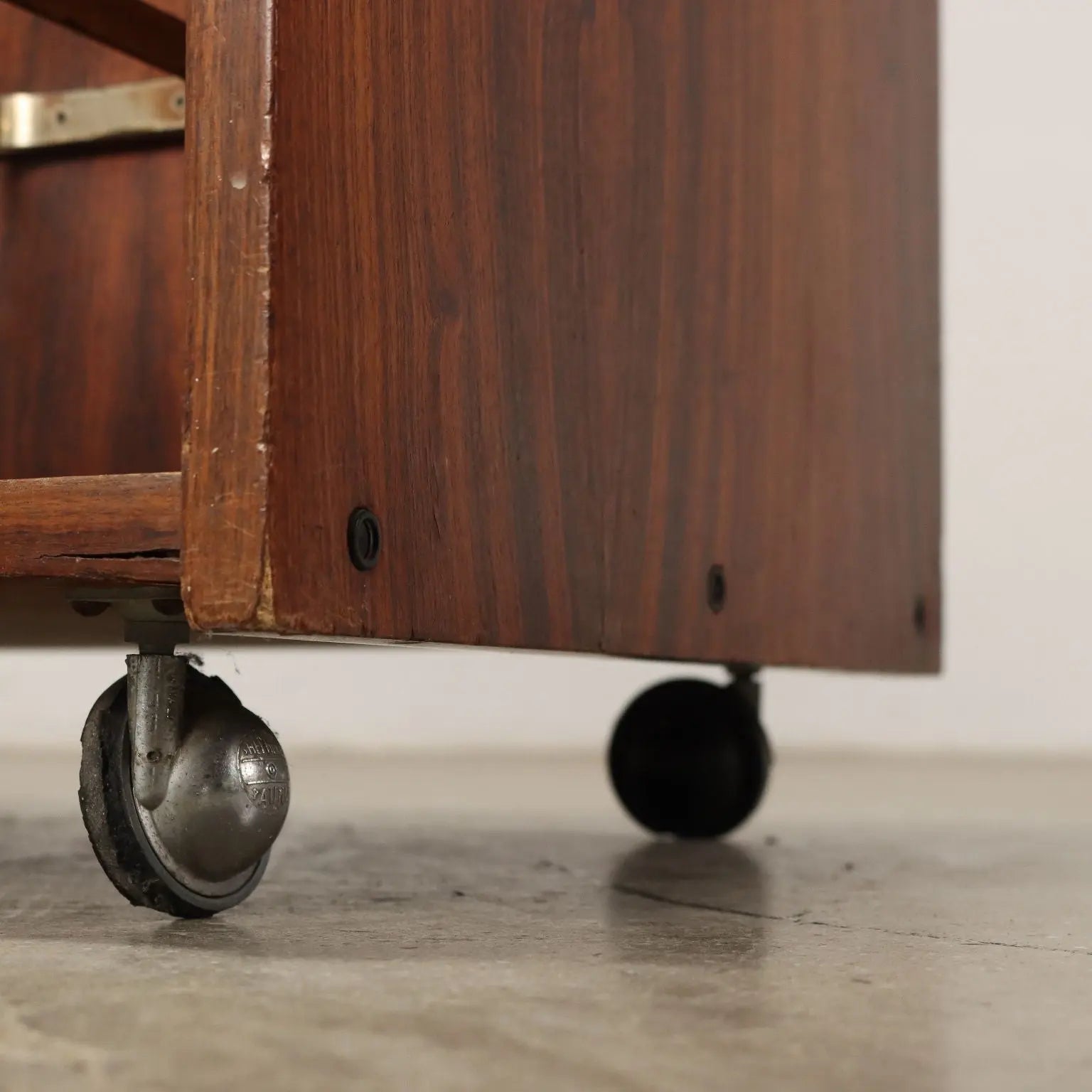 Service Trolley Exotic Wood Italy 1960s | Modernism | Complements