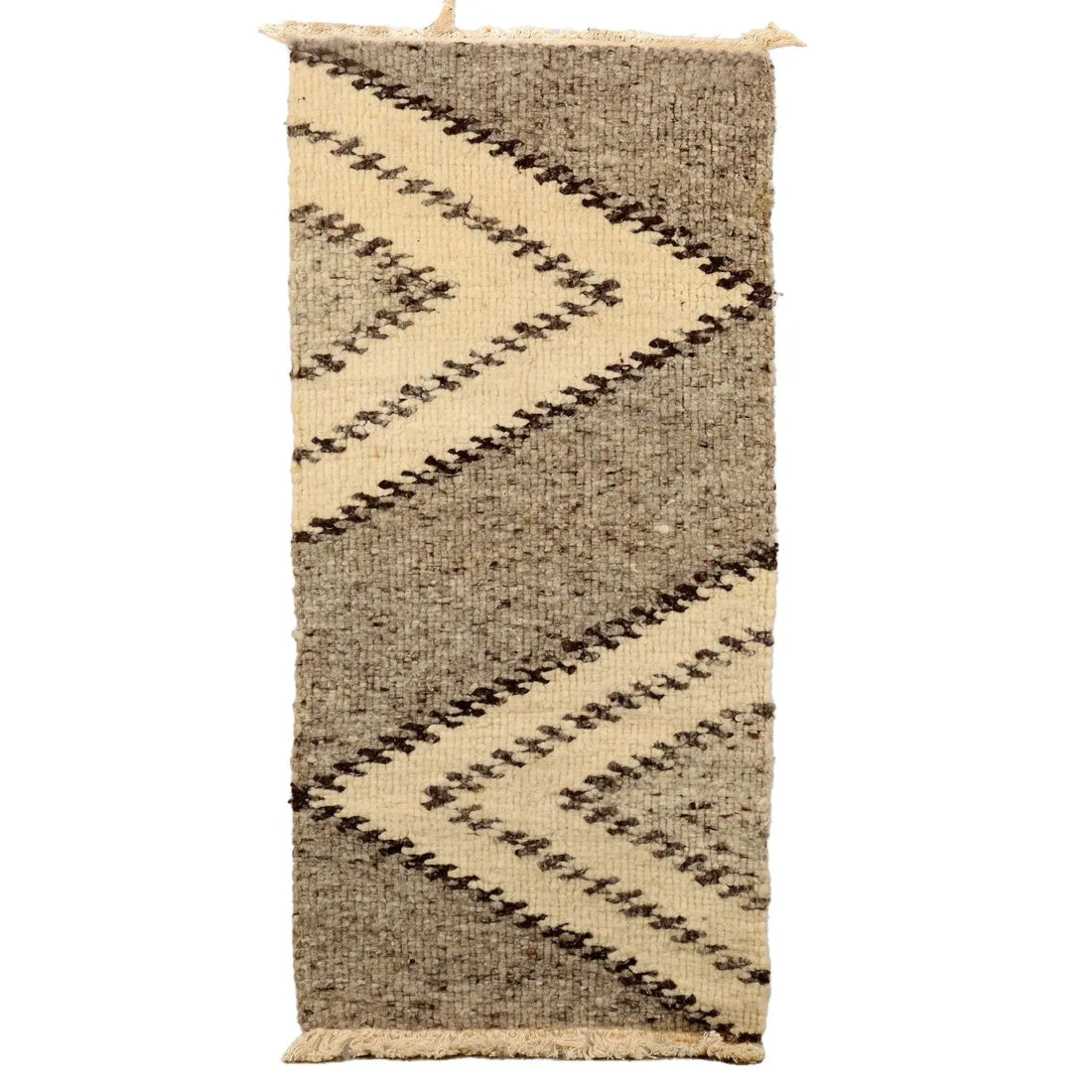 Vintage Carpet Wool Blend Italy XX Century - 51 x 24 in | Modernism | Complements