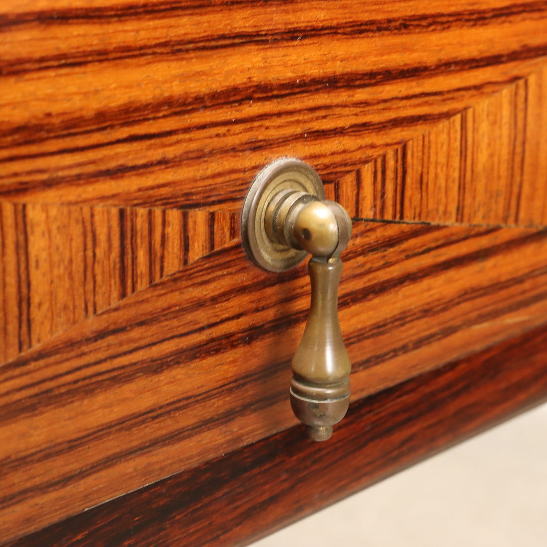 Pair of Vintage 1950s-60s Bedside Tables Exotic Wood Italy | Modernism  Complements