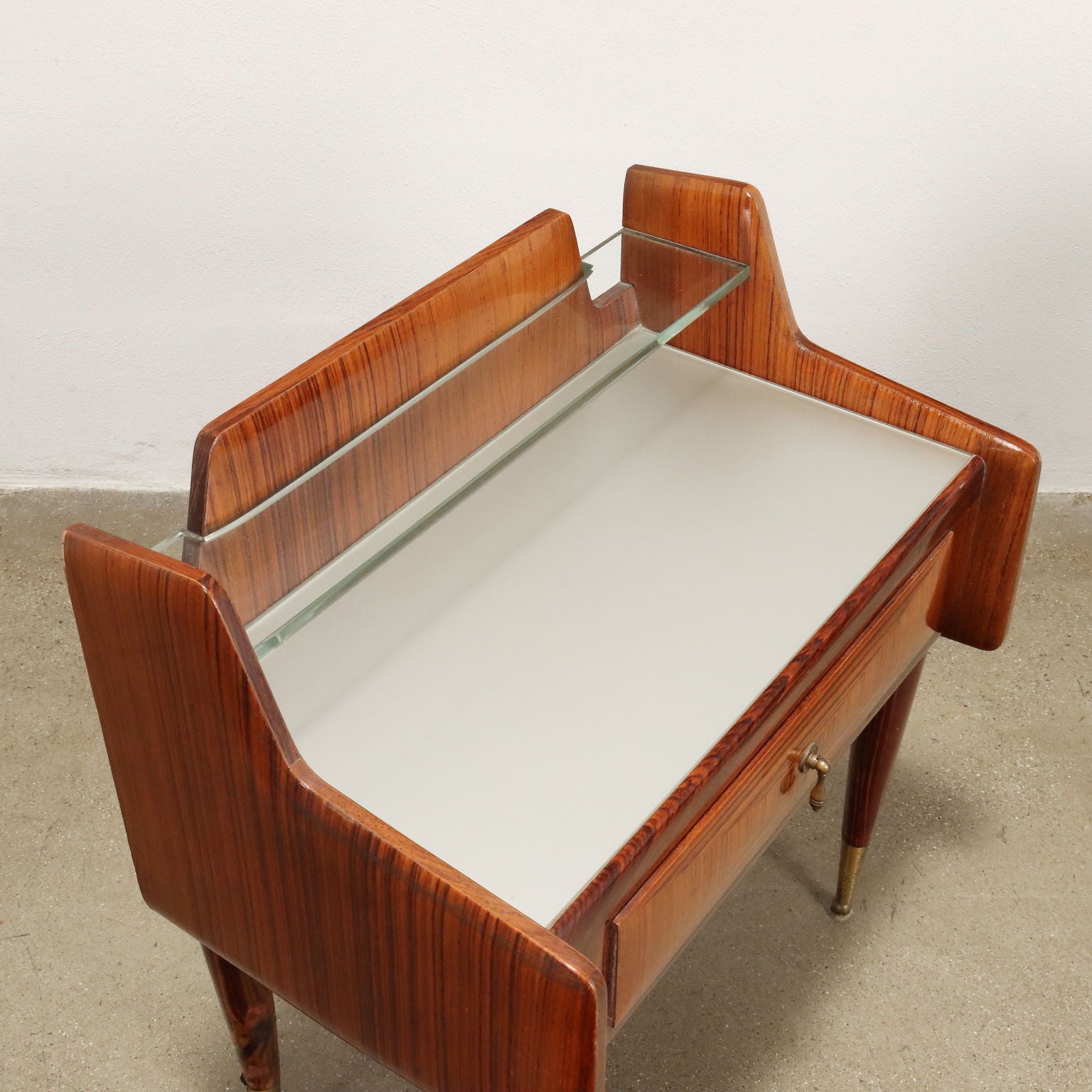 Pair of Vintage 1950s-60s Bedside Tables Exotic Wood Italy | Modernism  Complements