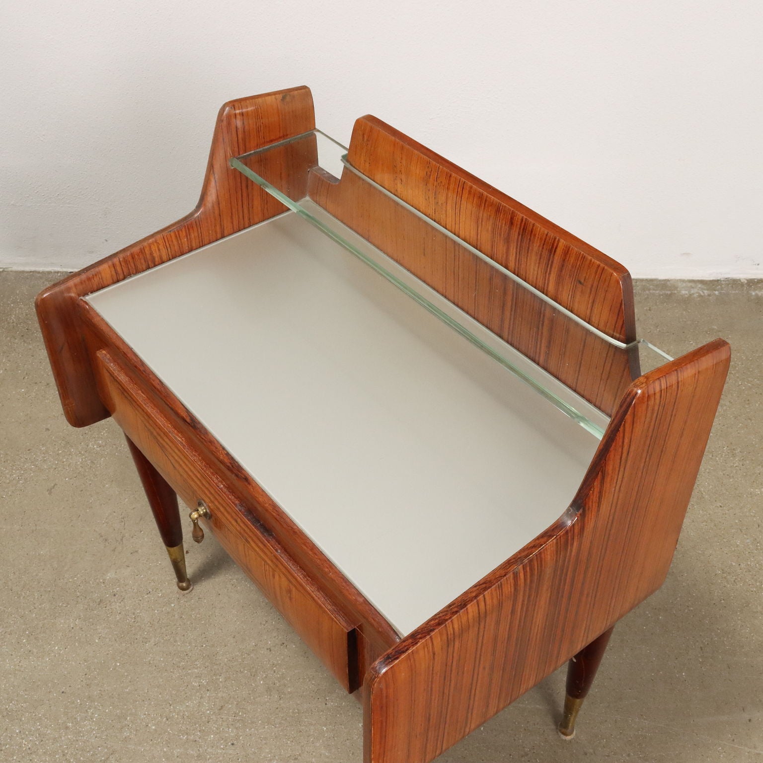 Pair of Vintage 1950s-60s Bedside Tables Exotic Wood Italy | Modernism  Complements