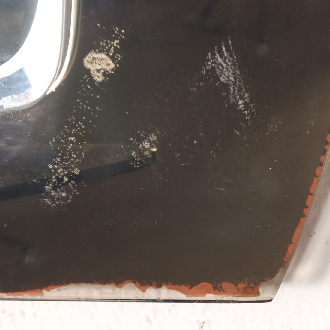 Vintage 1960s Wall Mirror with Wall Lamps Glass Italy | Modernism  Complements