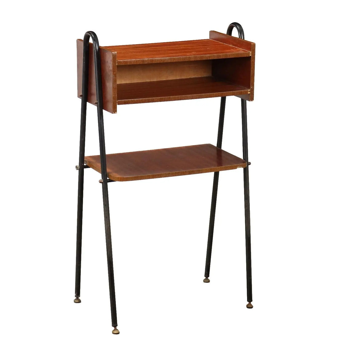 Vintage 1960s Small Cabinet Mahogany Veneer Italy | Modernism | Complements