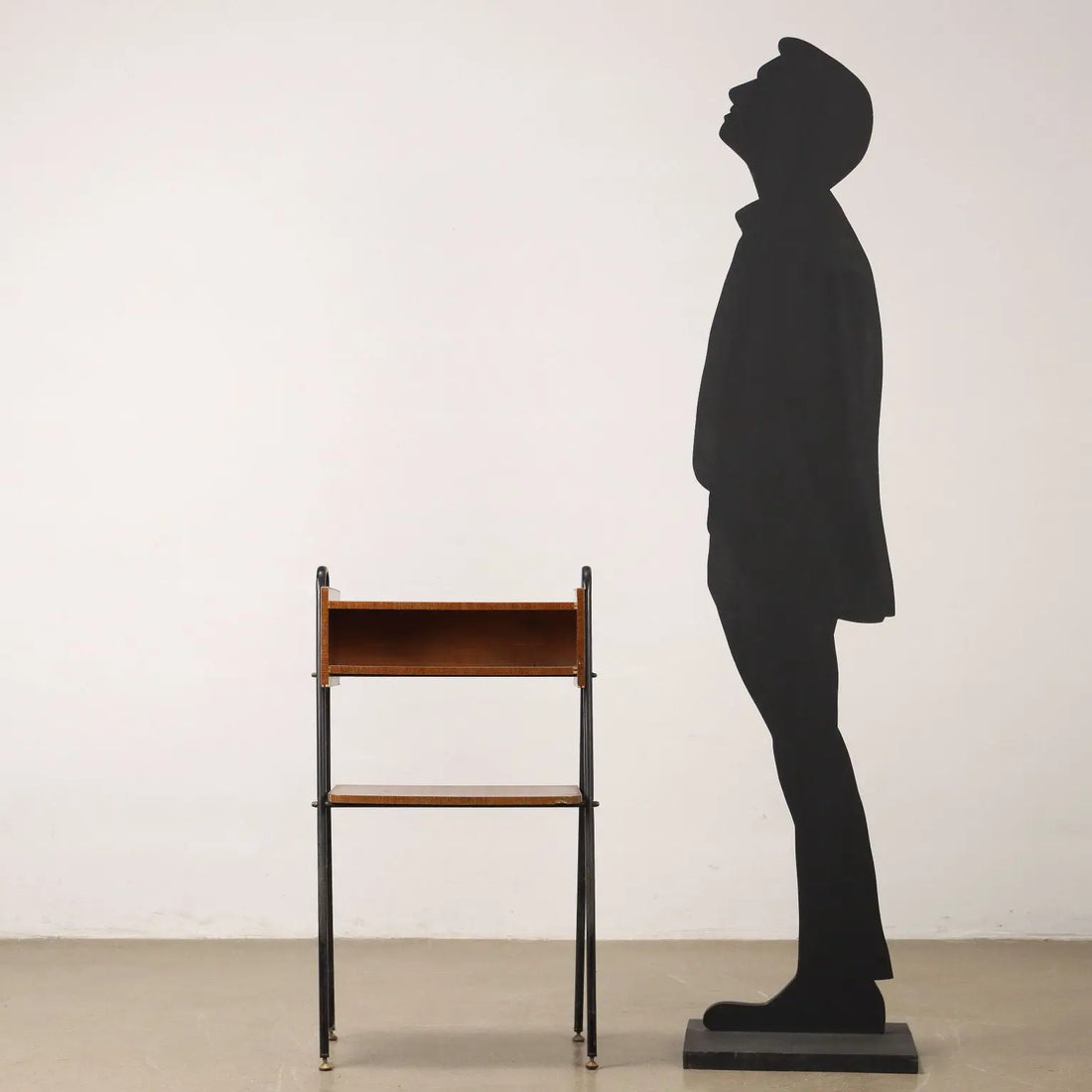 Vintage 1960s Small Cabinet Mahogany Veneer Italy | Modernism | Complements