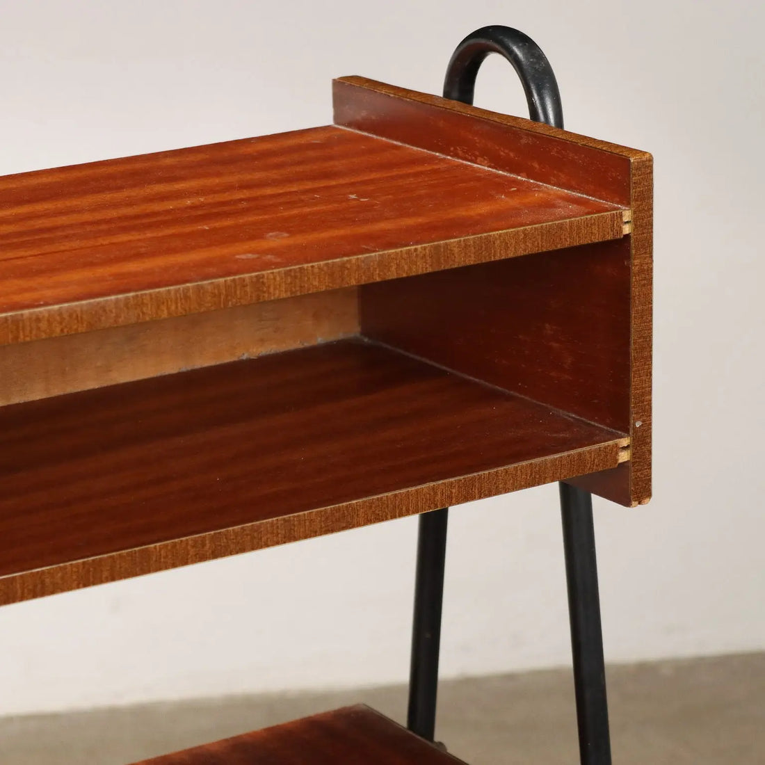 Vintage 1960s Small Cabinet Mahogany Veneer Italy | Modernism | Complements