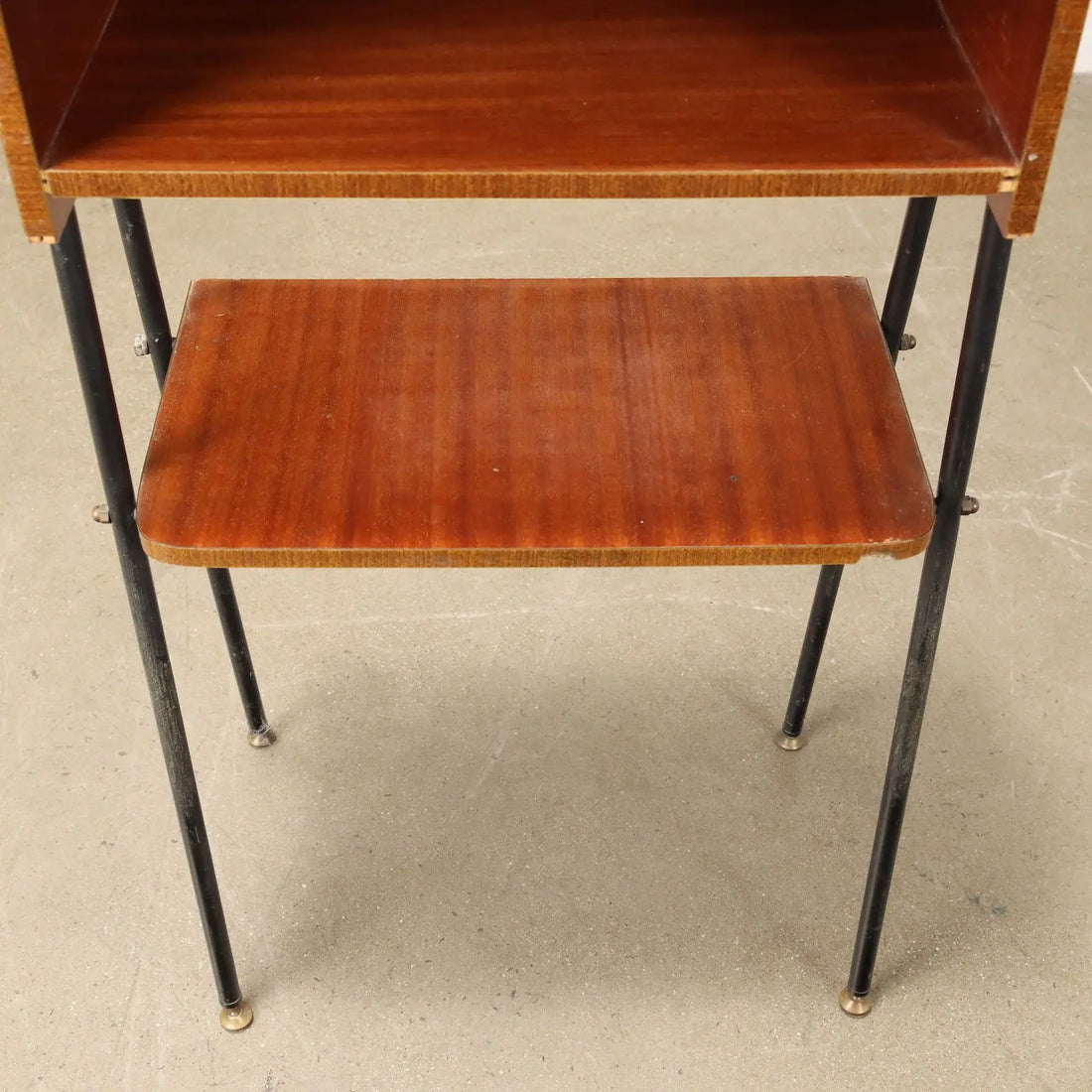 Vintage 1960s Small Cabinet Mahogany Veneer Italy | Modernism | Complements
