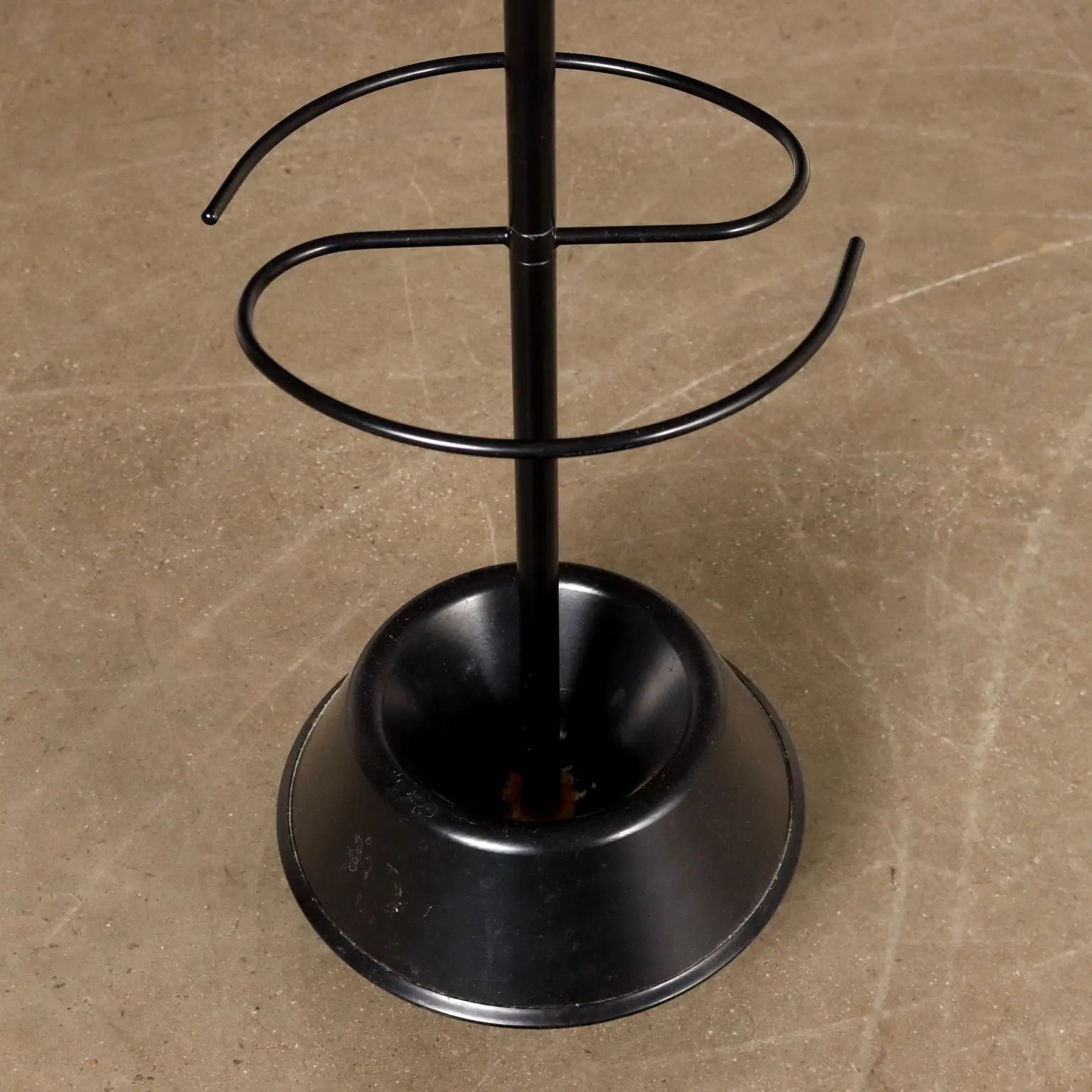 Vintage 1970s-80s Umbrella Stand Enamelled Metal Italy | Modernism | Complements