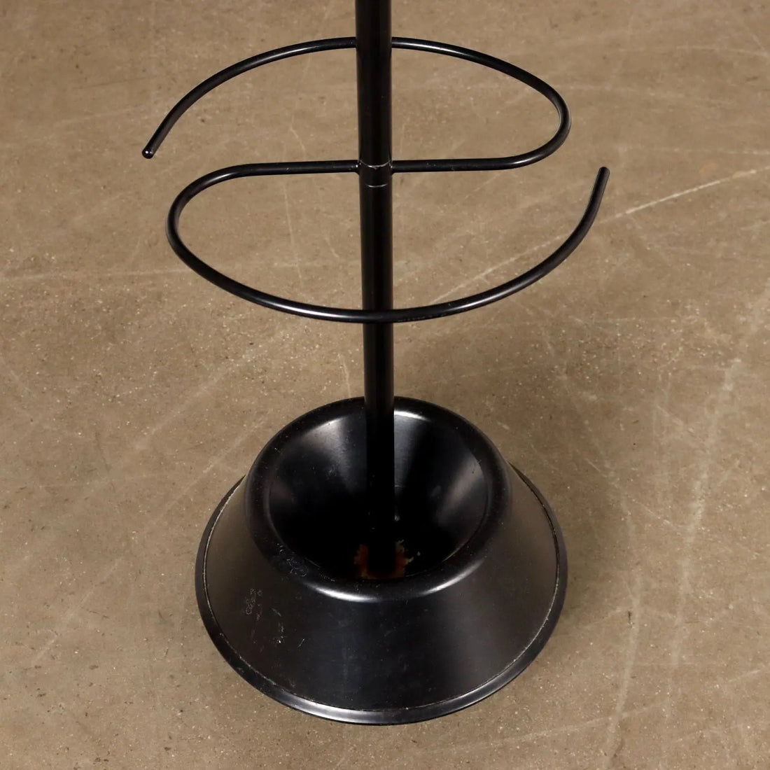 Vintage 1970s-80s Umbrella Stand Enamelled Metal Italy | Modernism | Complements