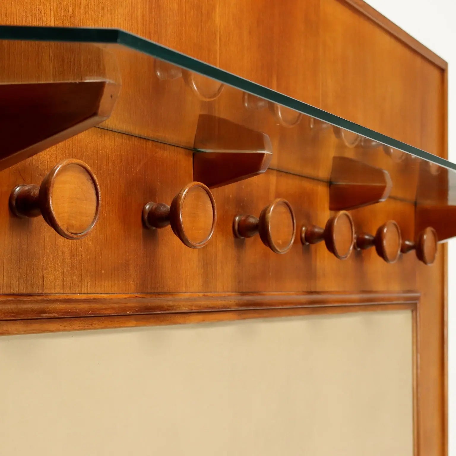 Vintage Coat Stand Maple Veneer Italy 1940s-1950s | Modernism | Complements