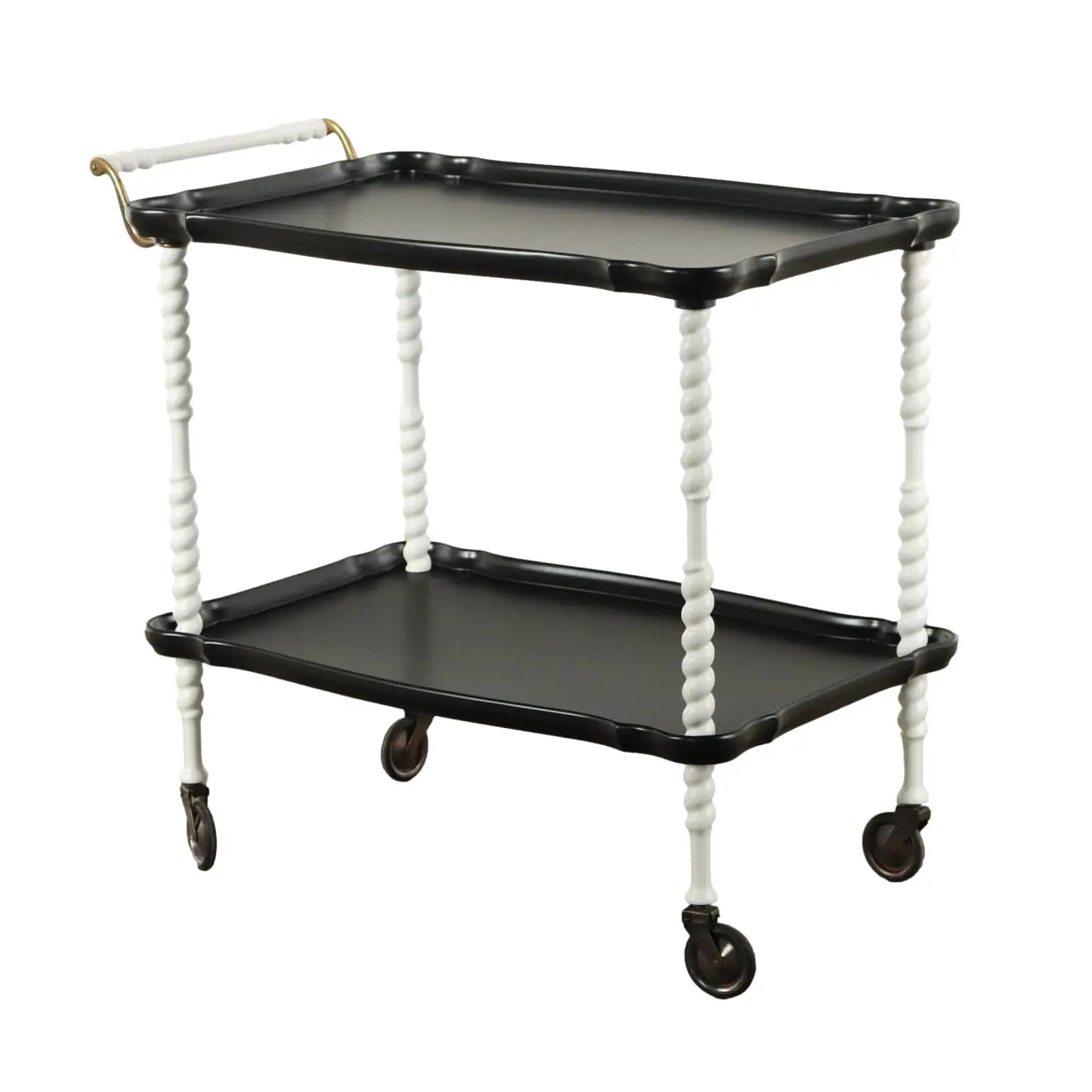 Vintage Service Trolley Wood Metal Italy 1960s | Modernism | Complements