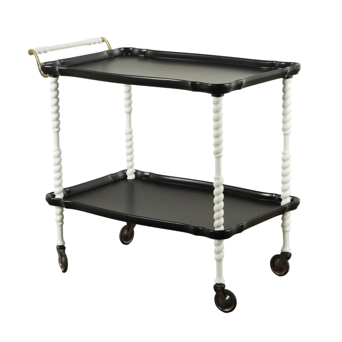 Vintage Service Trolley Wood Metal Italy 1960s | Modernism | Complements