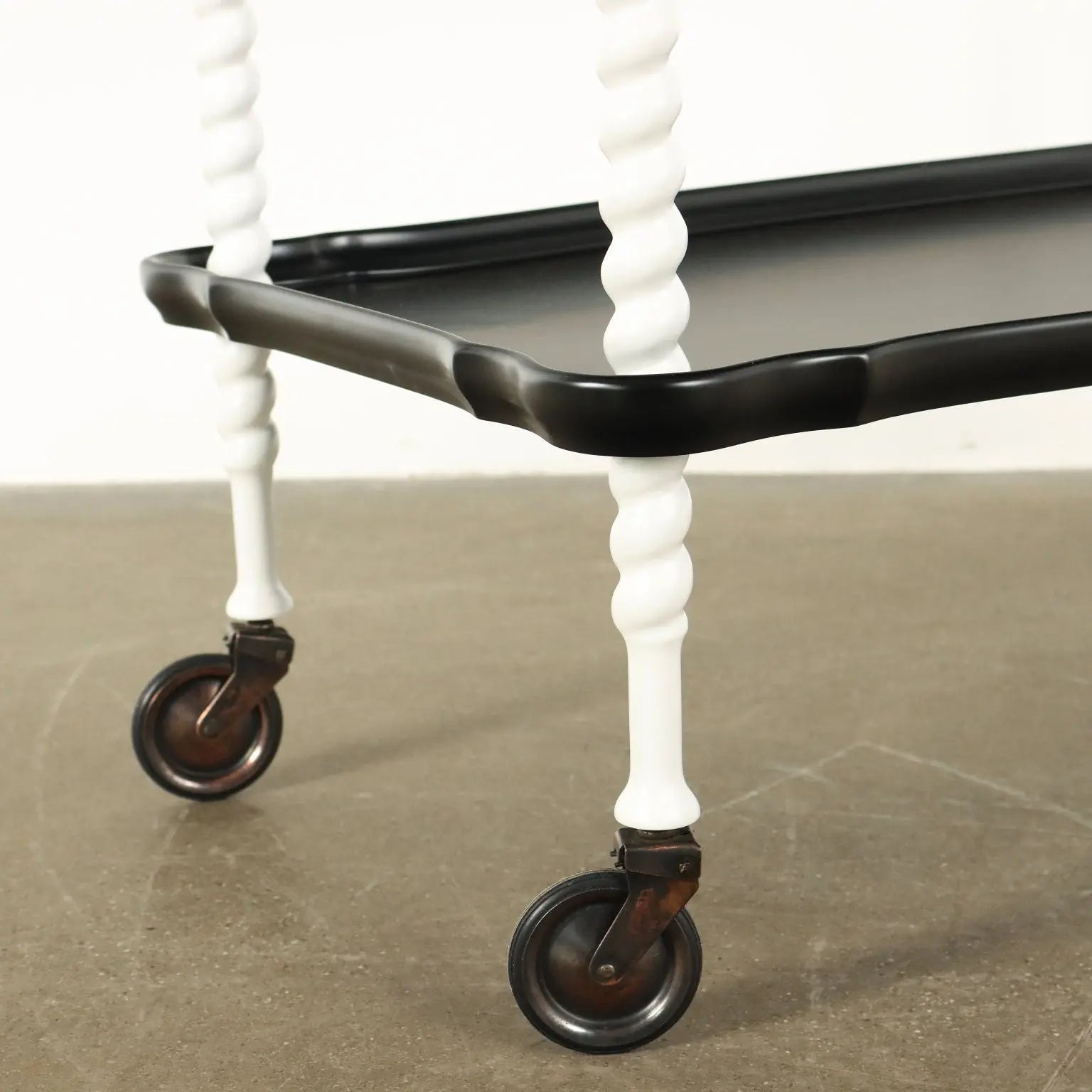 Vintage Service Trolley Wood Metal Italy 1960s | Modernism | Complements