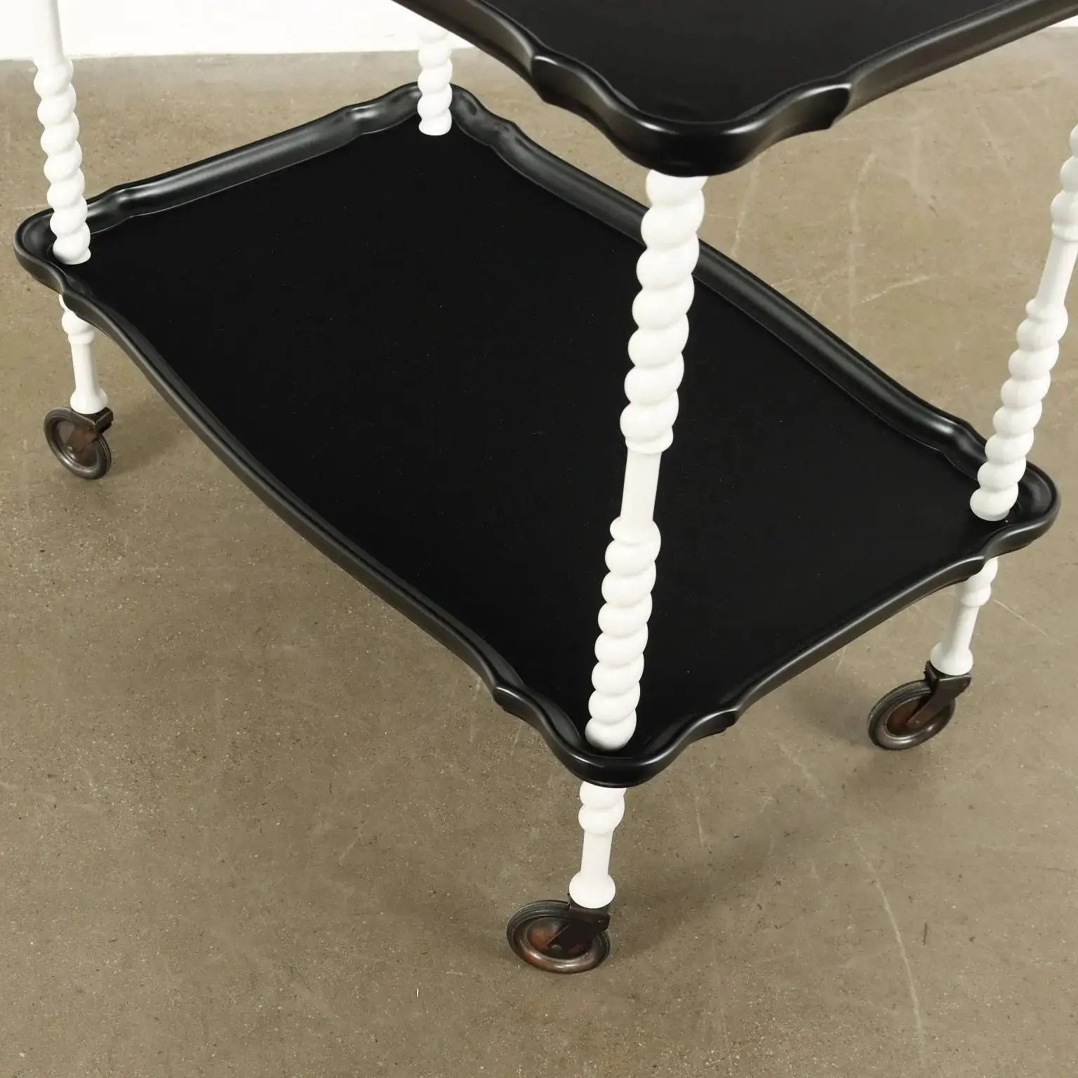 Vintage Service Trolley Wood Metal Italy 1960s | Modernism | Complements