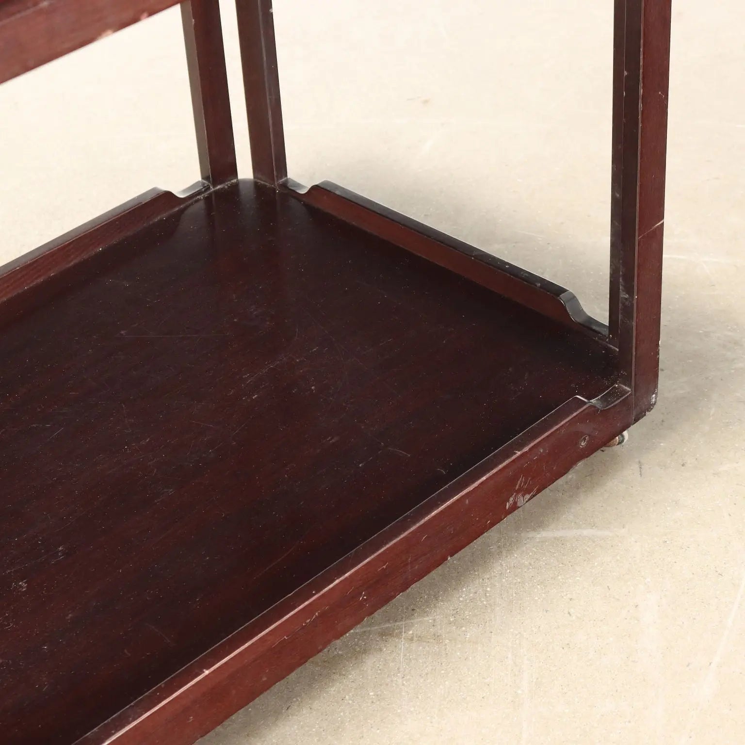 Vintage Kitchen Trolley Exotic Wood Veneer Italy 1960s | Modernism | Complements
