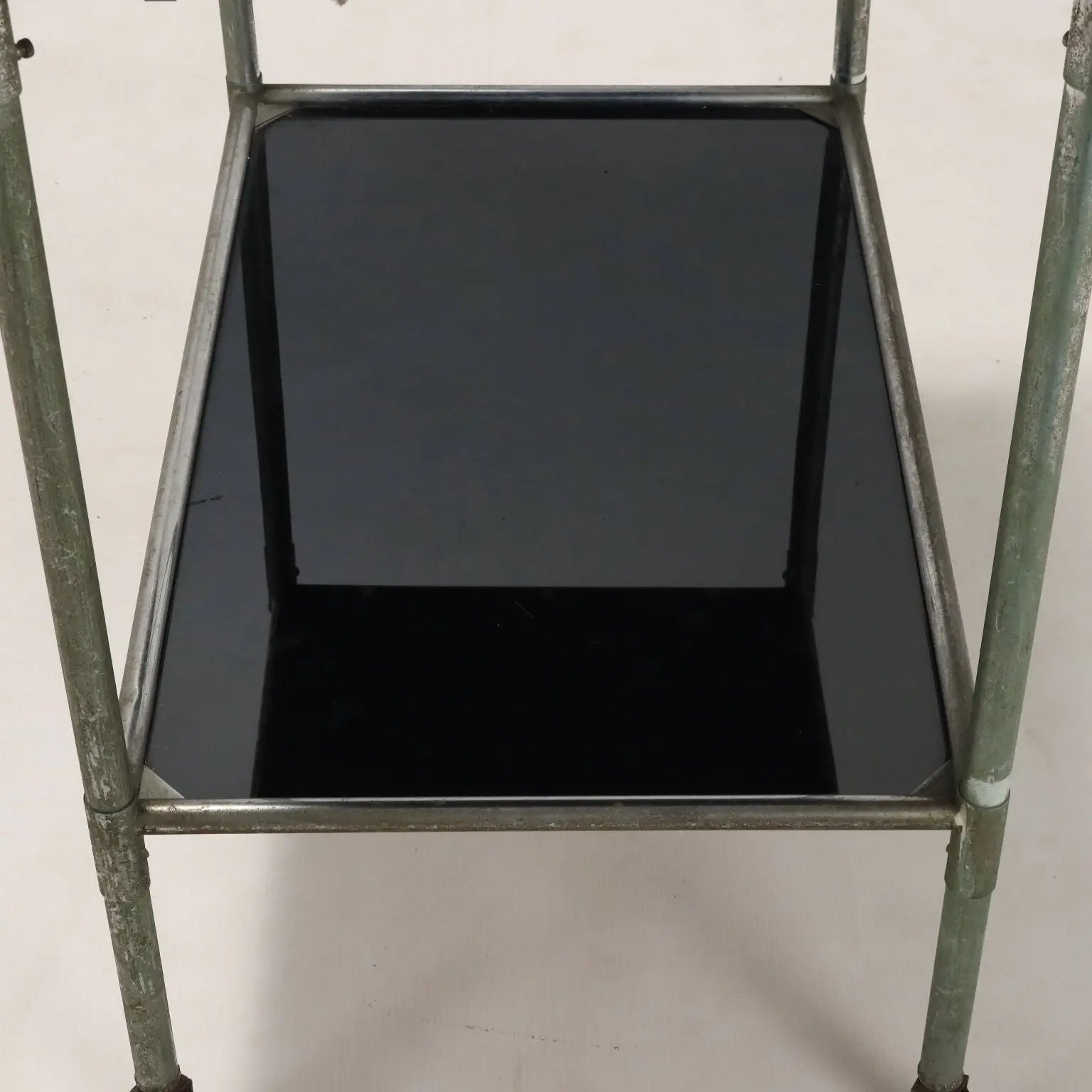 Vintage Service Trolley Aluminium Glass Italy 1960s | Modernism | Complements