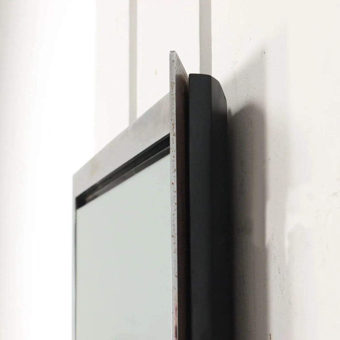Vintage Console Wood Aluminium Glass Italy 1970s | Modernism | Complements