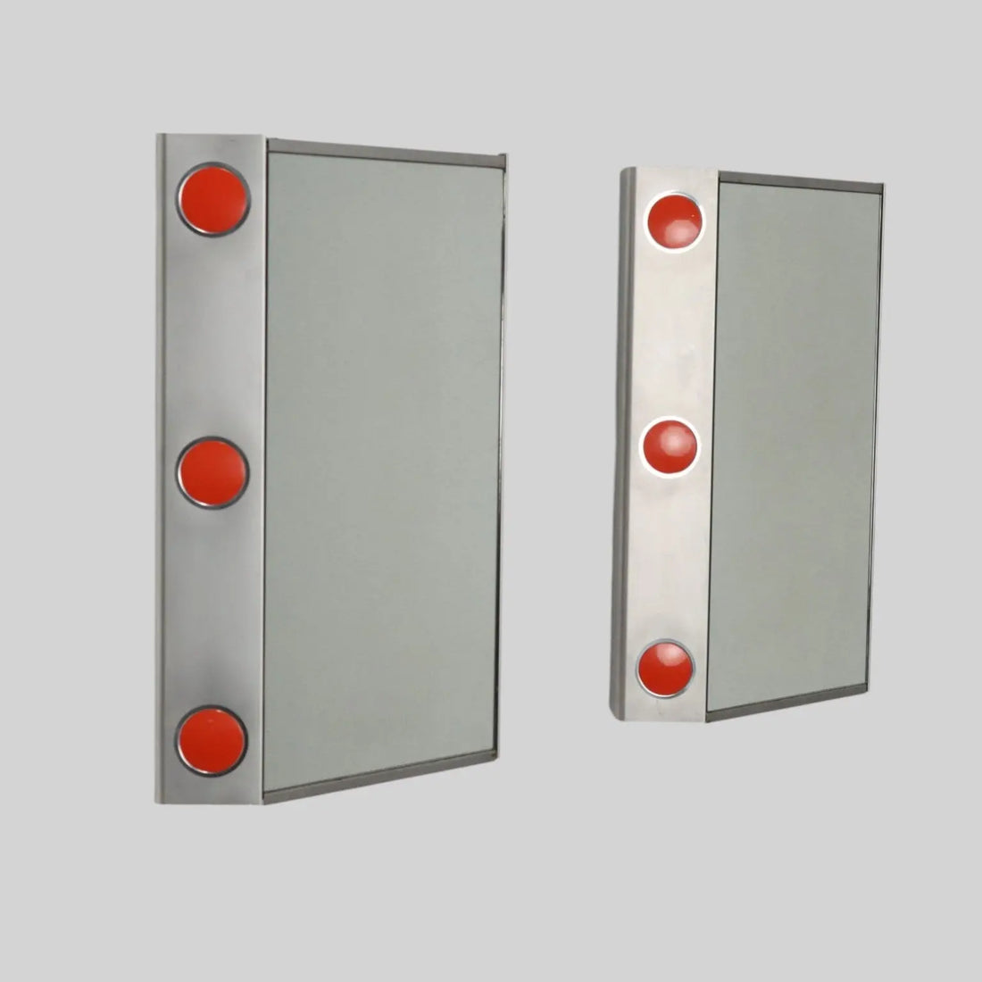 Vintage Shelves Aluminium Plastic Glass Italy 1960s-1970s | Modernism | Complements