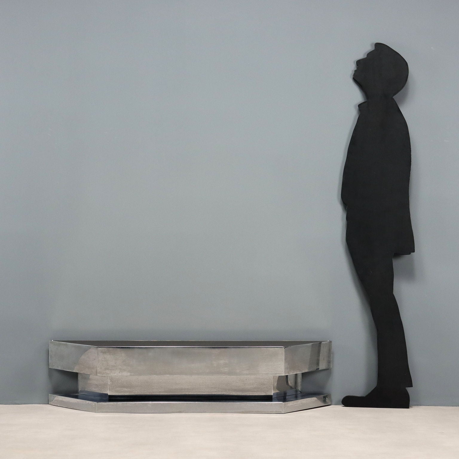 Vintage Cabinet Design Metal Glass Italy 1960s-1970s | Modernism  Complements