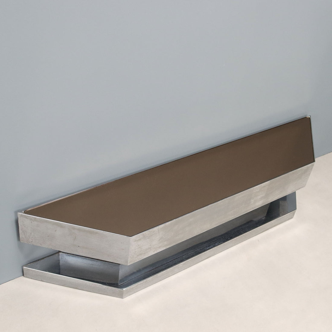 Vintage Cabinet Design Metal Glass Italy 1960s-1970s | Modernism  Complements