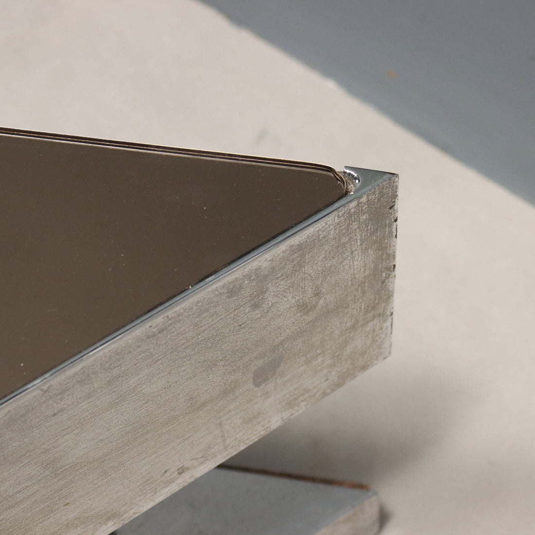 Vintage Cabinet Design Metal Glass Italy 1960s-1970s | Modernism  Complements