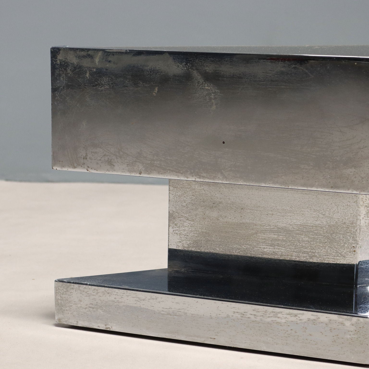 Vintage Cabinet Design Metal Glass Italy 1960s-1970s | Modernism  Complements