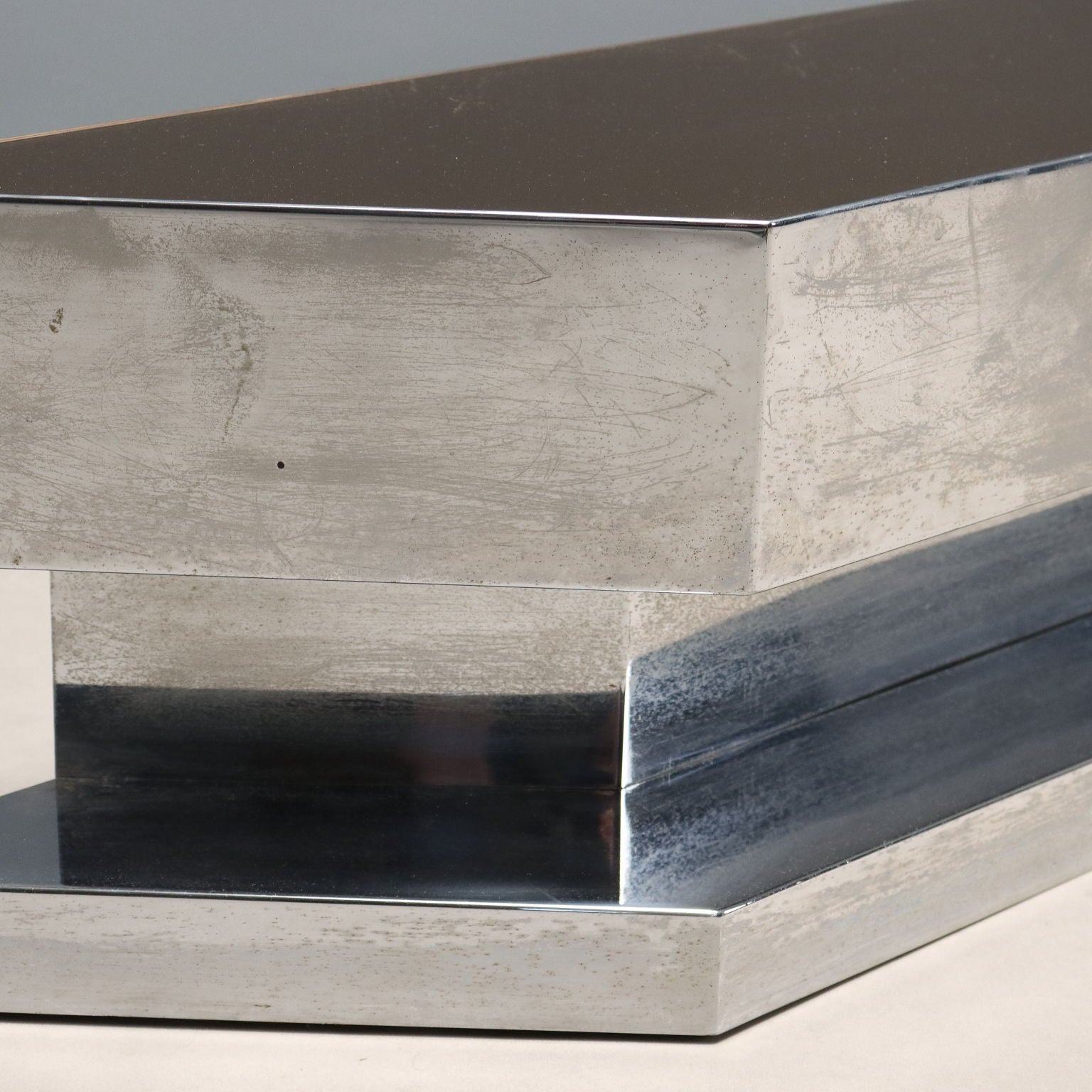 Vintage Cabinet Design Metal Glass Italy 1960s-1970s | Modernism  Complements