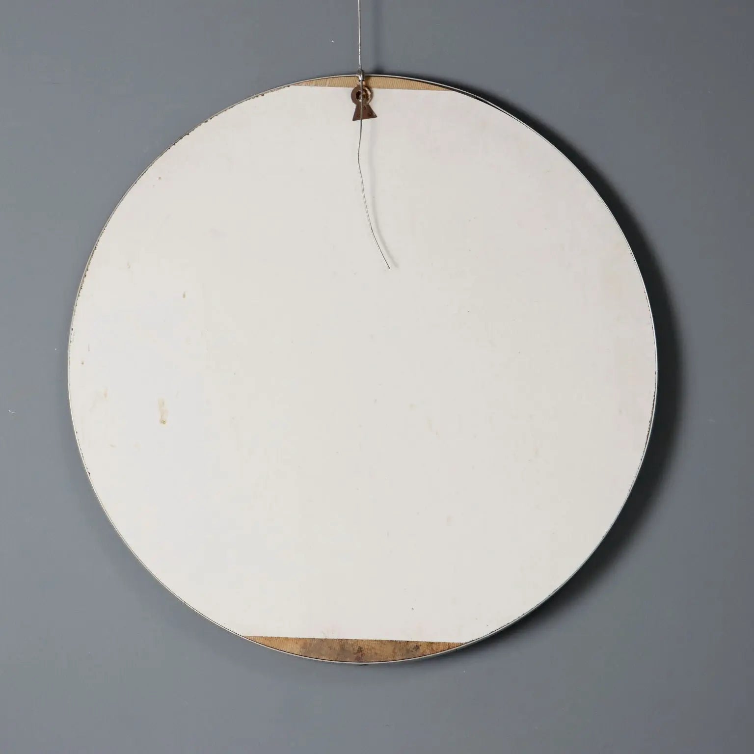 Vintage Mirror Design Round Shaped Italy 1960s-1970s | Modernism | Complements