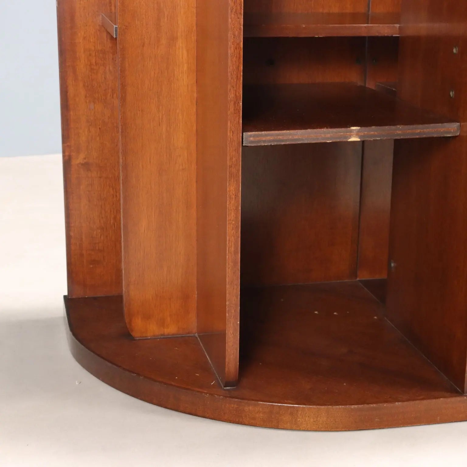 Vintage Cabinet Wood White Glass Top Design Italy 1960s-1970s | Modernism | Complements