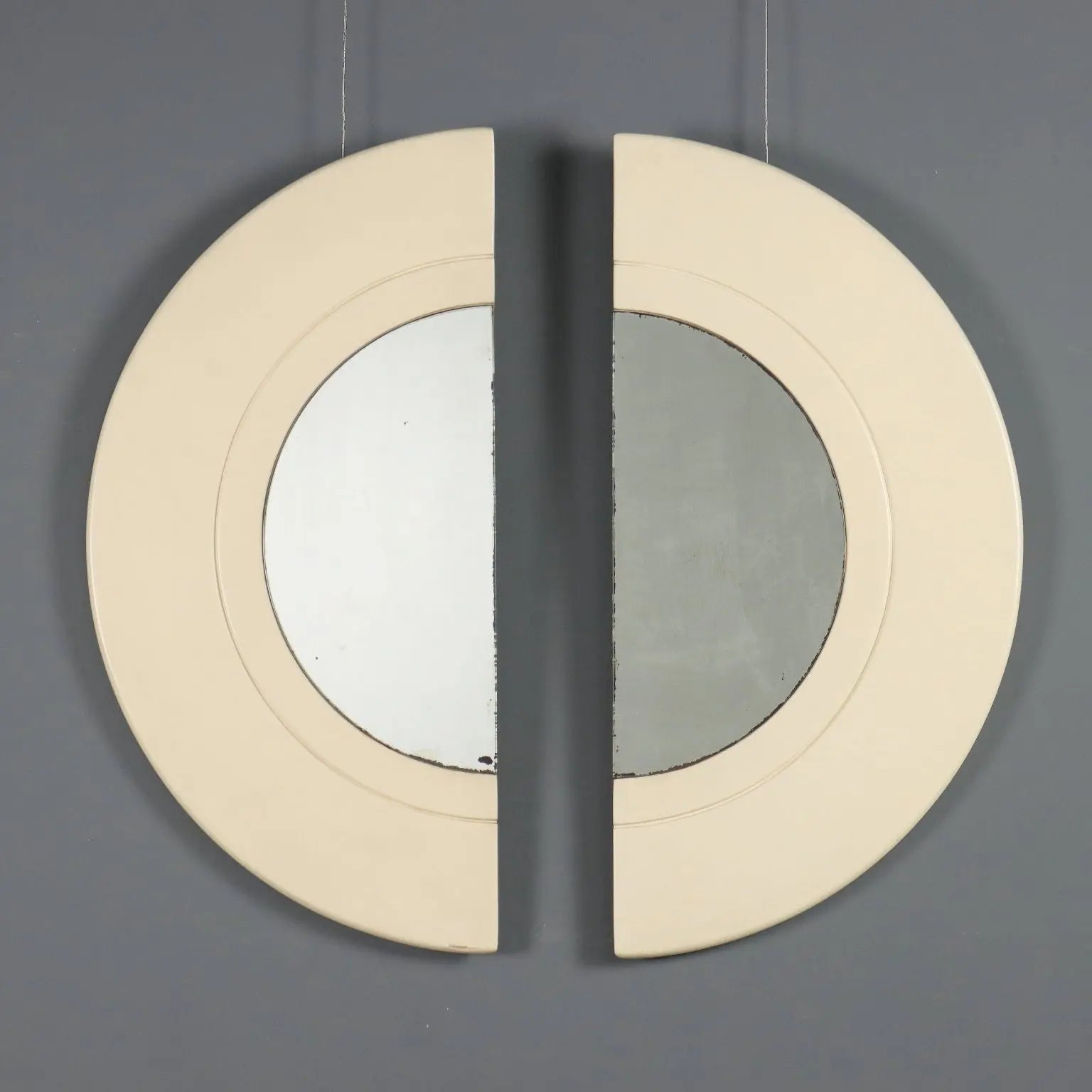 Vintage Mirrors Lacquered Wood Design Italy 1970s | Modernism | Complements